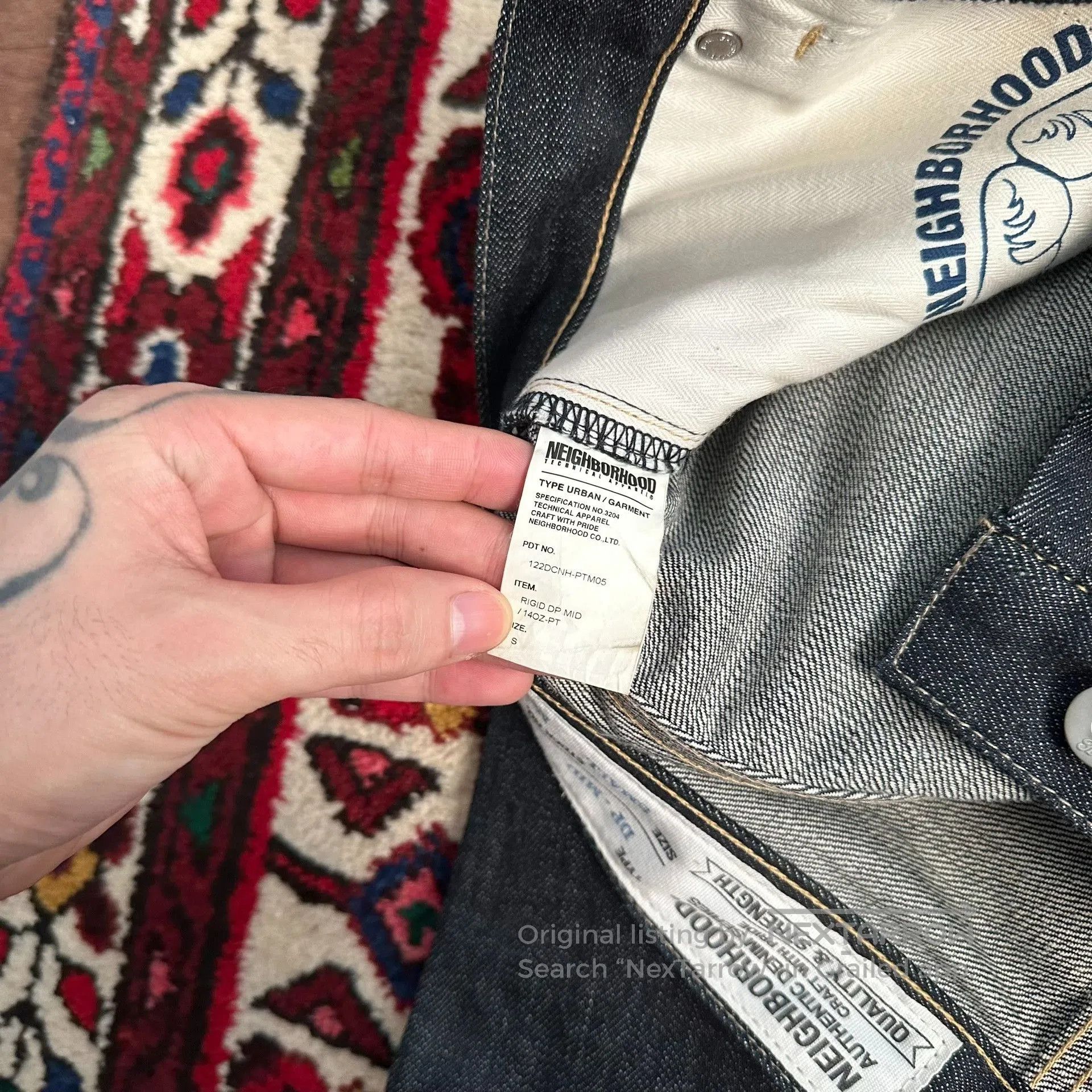 Neighborhood neighborhood 12aw original denim pants. Size US 39 - 6 Thumbnail