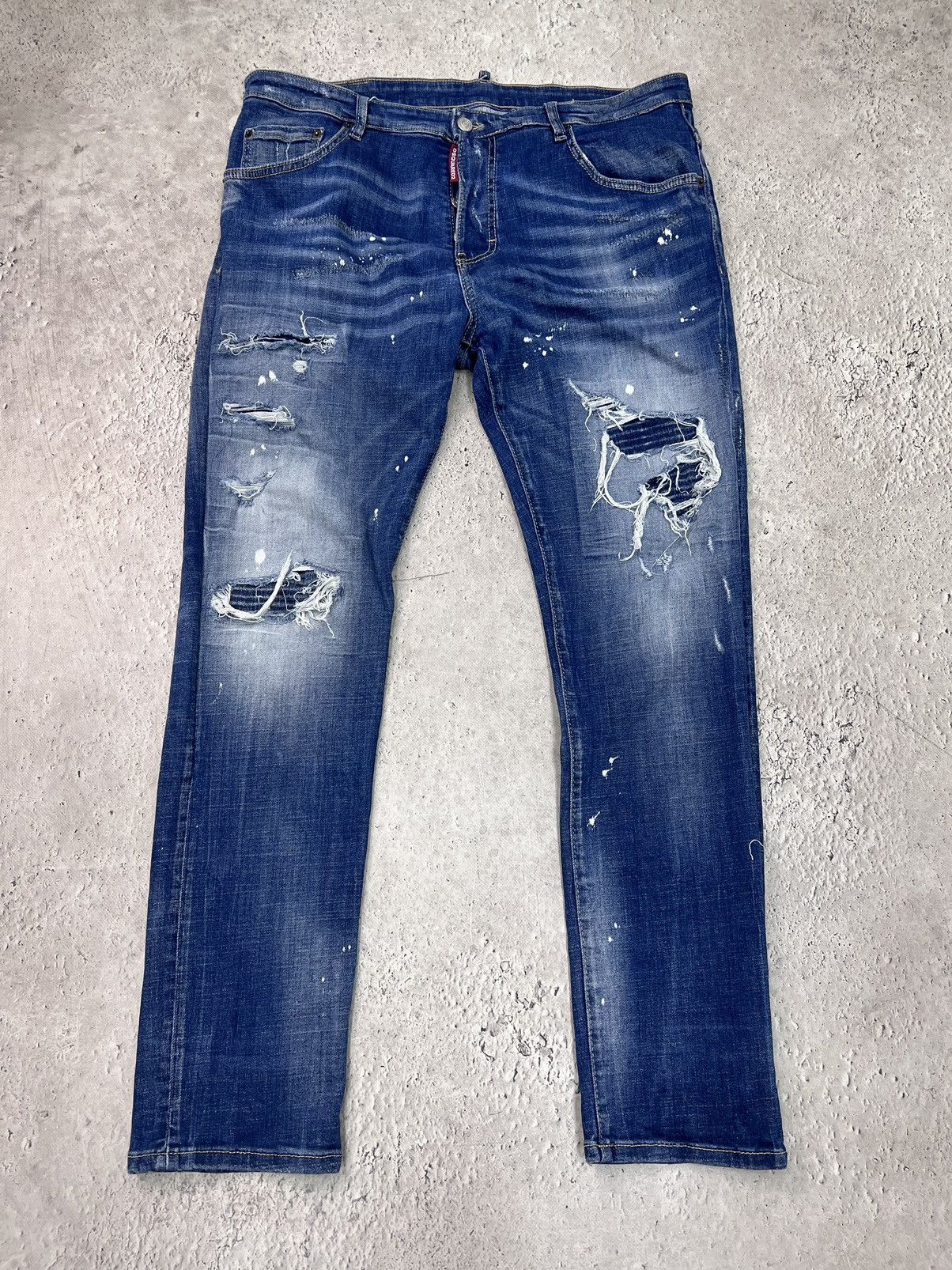 Designer × Dsquared2 × Luxury DSQUARED 2 distressed Tidy
