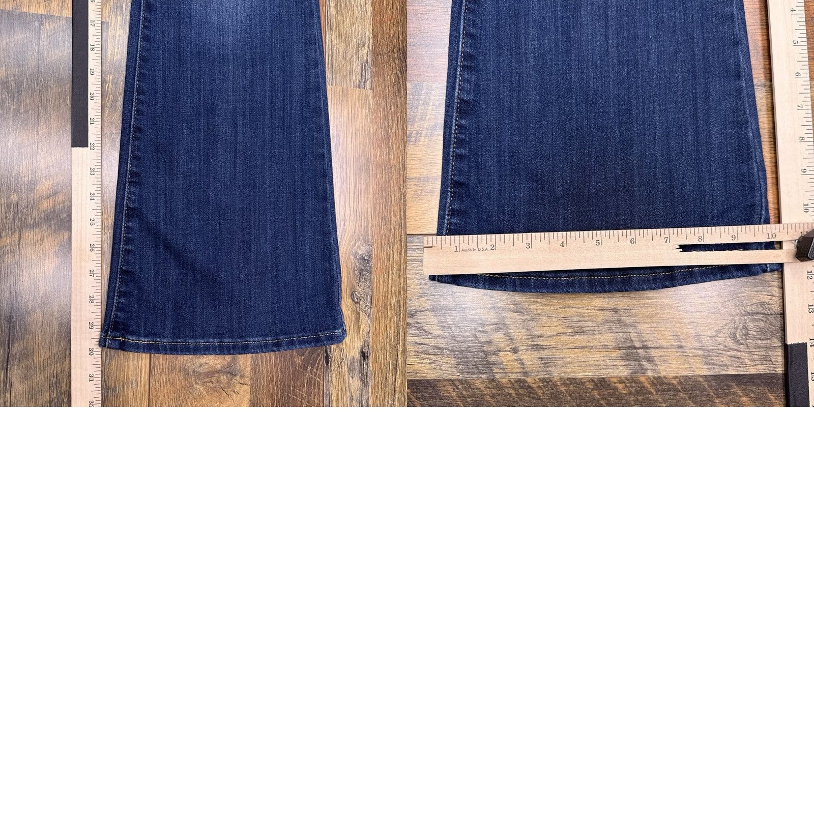 Levi's Levi's 726 Jeans Womens 31 Mid Rise Stretch 32 Inseam Denim Blue Flared 5-Pocket Size 24" / US 00 / IT 34 - 9 Thumbnail