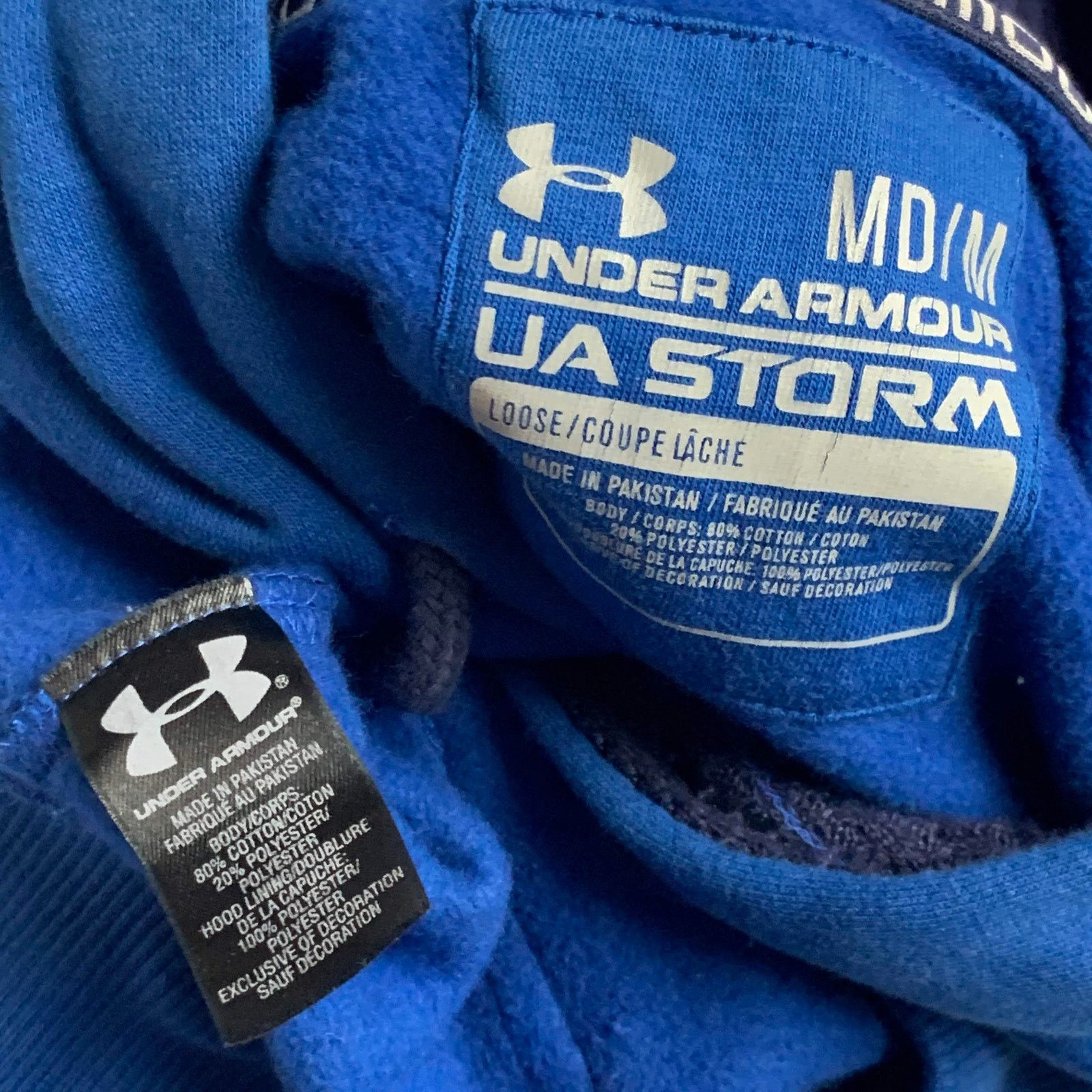 Under Armour Under Armour Storm Hoodie Hooded Sweatshirt Pullover Blue M Size US M / EU 48-50 / 2 - 4 Thumbnail