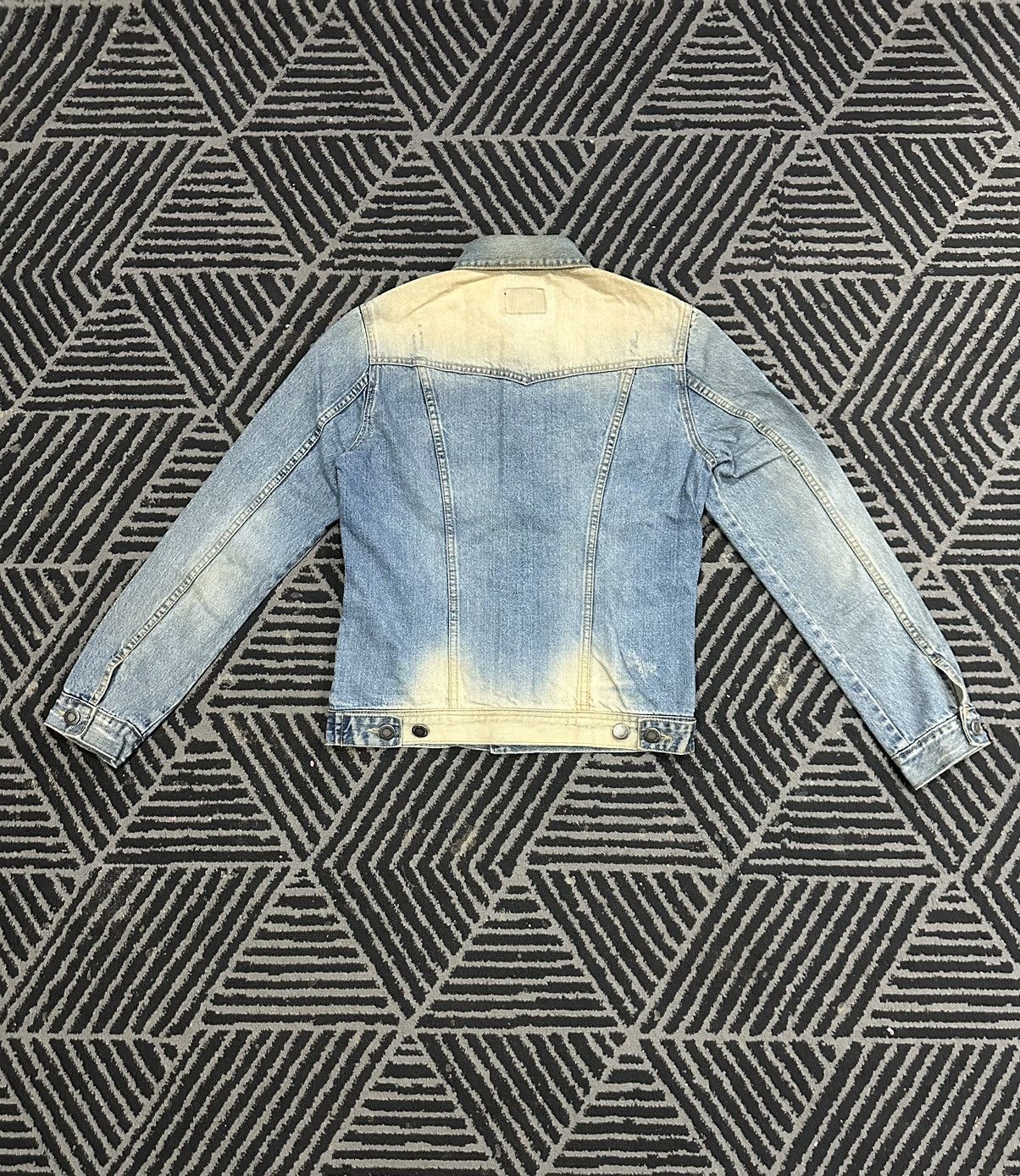 Vintage Vintage DESIGNWORK Acidwash Style Buttoned Denim Jacket Size US S / EU 44-46 / 1 - 7 Thumbnail