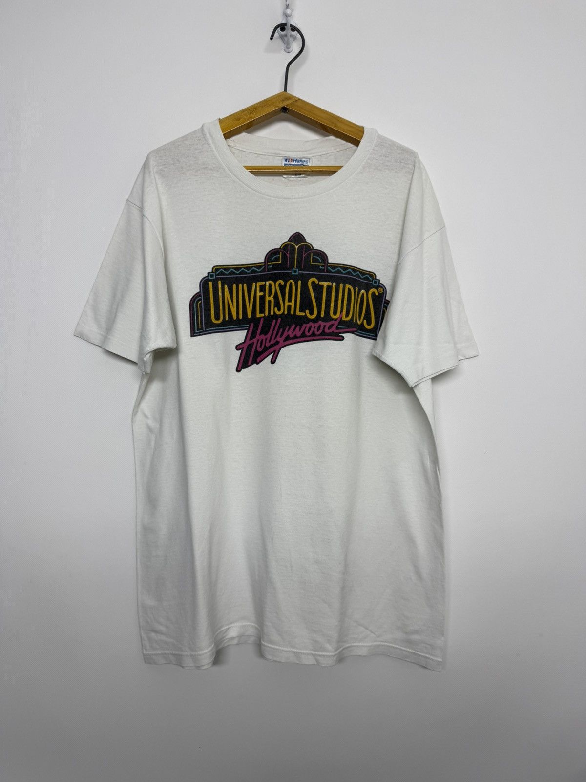 Hanes vintage 90s UNIVERSAL STUDIOS HOLLYWOOD T-Shirt Size US L / EU 52-54 / 3 - 1 Thumbnail