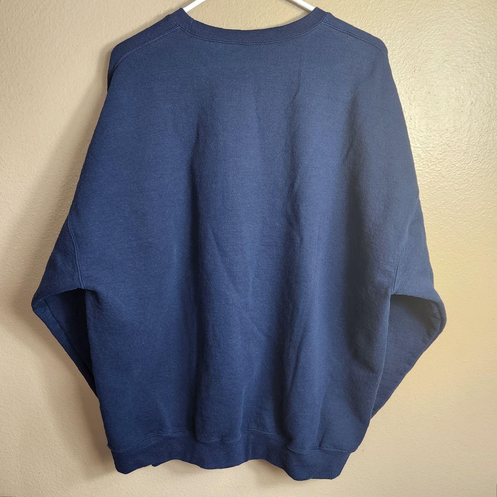 Vintage Womens |1X| Navy Halloween Embroidered Crewneck Sweatshirt Size XL / US 12-14 / IT 48-50 - 3 Thumbnail