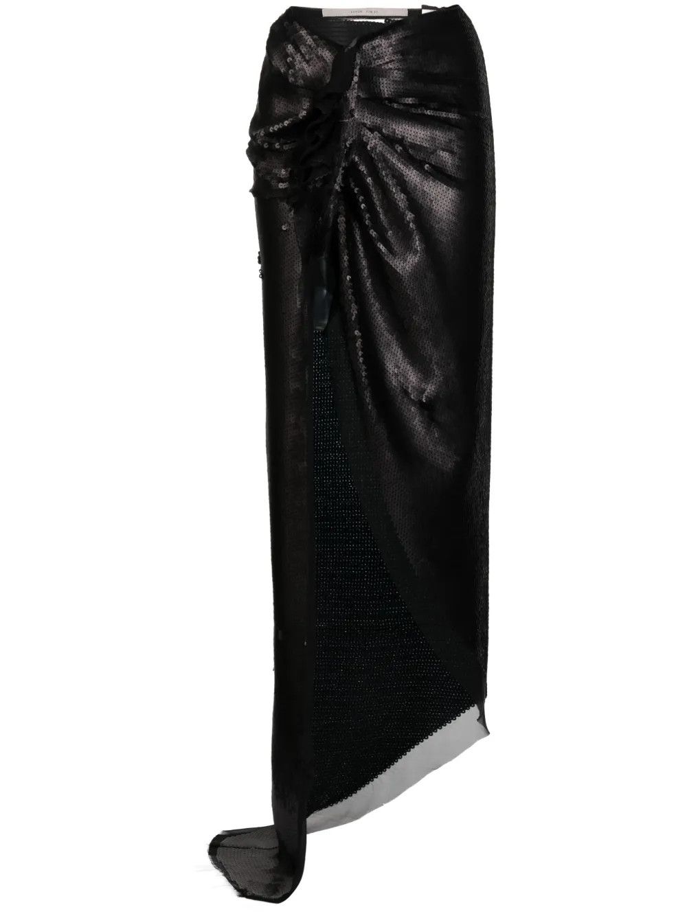 Rick Owens o1y0126 Maxi Skirt in Black Size 27" / US 4 / IT 40 - 1 Thumbnail