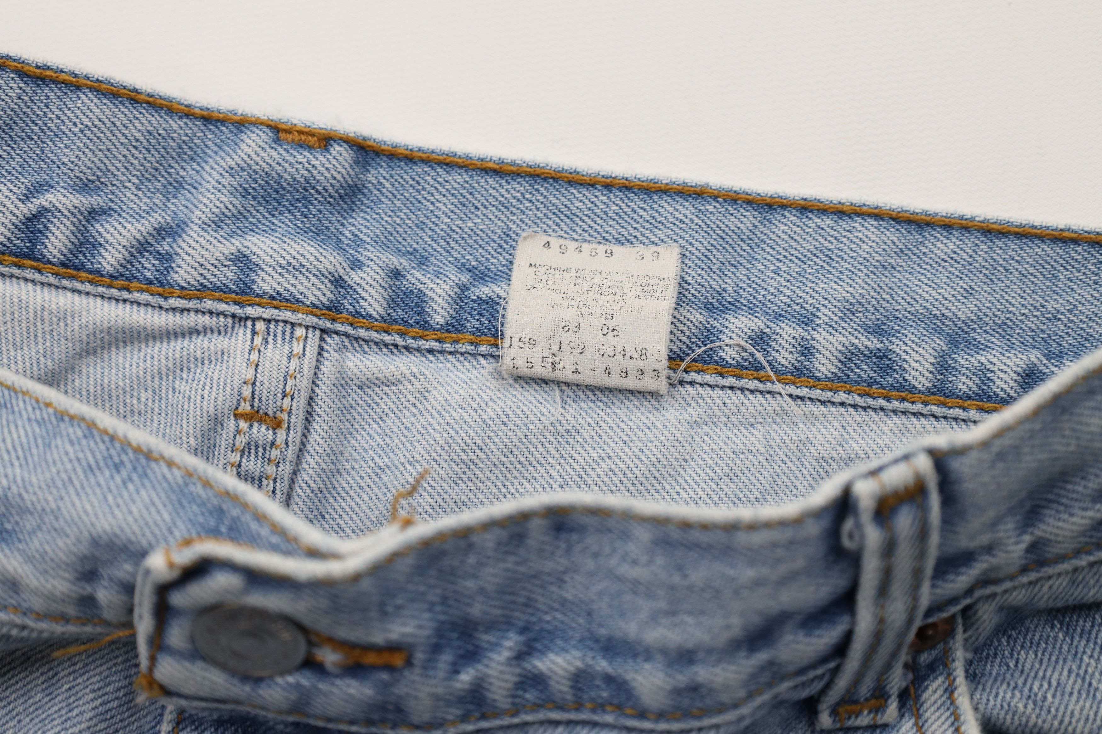 Levi's Vintage 90s Levis 550 Relaxed Fit Tapered Leg Denim Jeans Size 38" / US 16 / IT 52 - 9 Thumbnail