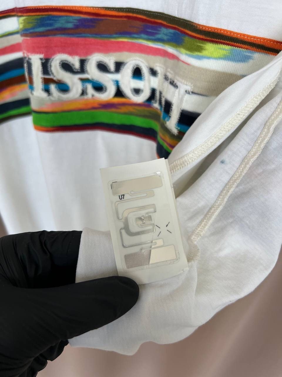 Missoni Missoni Embroidered Logo T-Shirt Mens Size XXL/XL White Size US XXL / EU 58 / 5 - 14 Thumbnail
