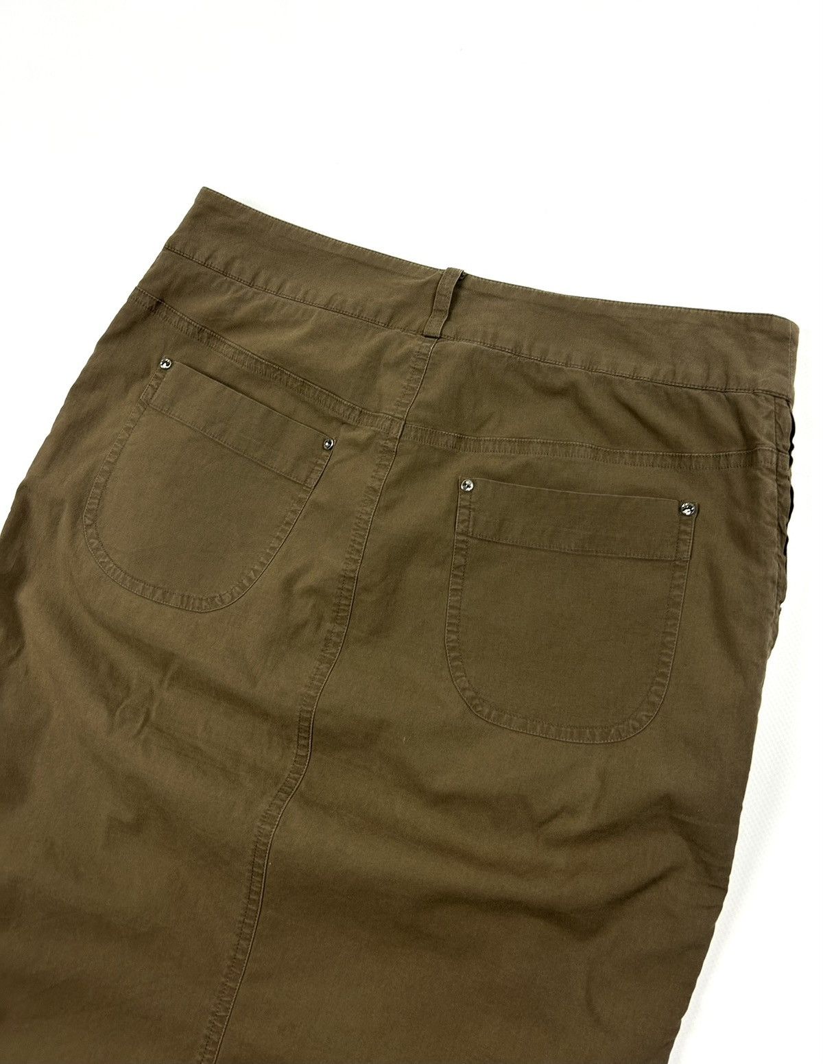 Sonia Rykiel Sonia Rykiel Archive Brown Zip Mini Skirt Used Effect S Y2K Size 25" / US 0 / IT 36 - 8 Thumbnail