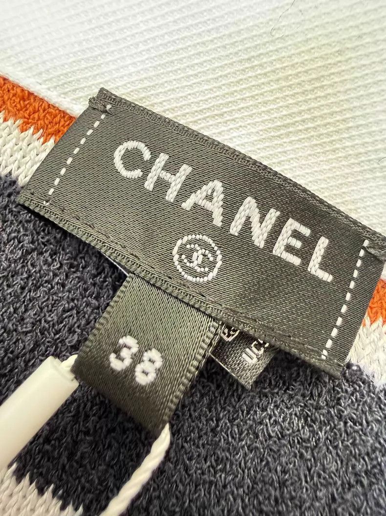 Chanel Chanel Striped loose lapel lion buckle long-sleeved knitte Size XS / US 0-2 / IT 36-38 - 5 Thumbnail