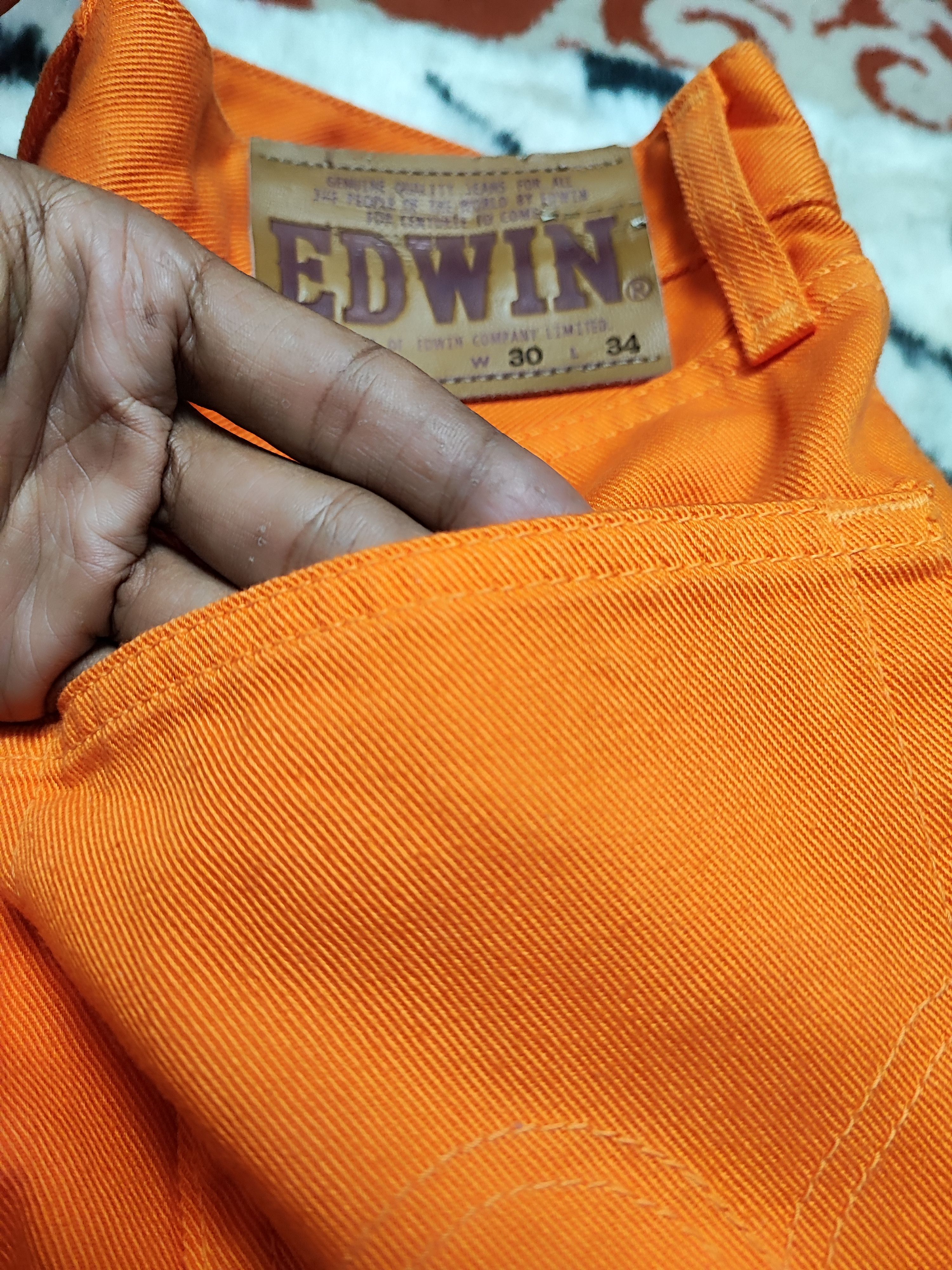 Edwin Vintage Orange Jeans by Edwin Japan Size US 28 / EU 44 - 19 Thumbnail