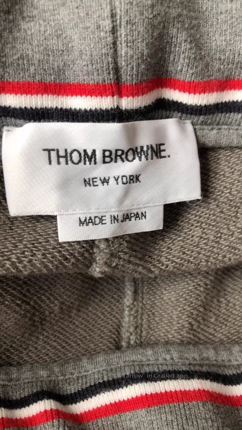Thom Browne Thom Browne size 3 Gray Striped Shorts Size US 30 / EU 46 - 5 Thumbnail