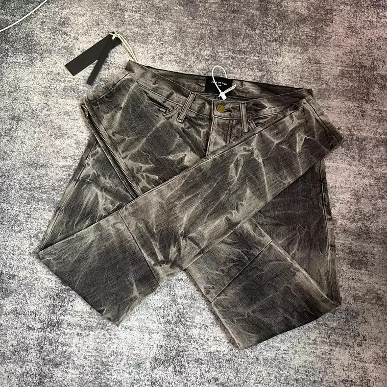 Fear of God Fear of God Black water corrugated jeans Size US 29 - 8 Thumbnail