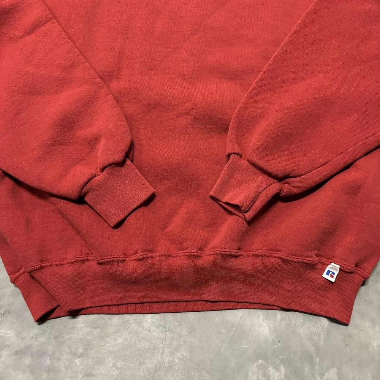 Russell Athletic × Vintage Crazy Vintage 90s Red Russell Athletic Essential Crewneck! Size US XL / EU 56 / 4 - 7 Thumbnail