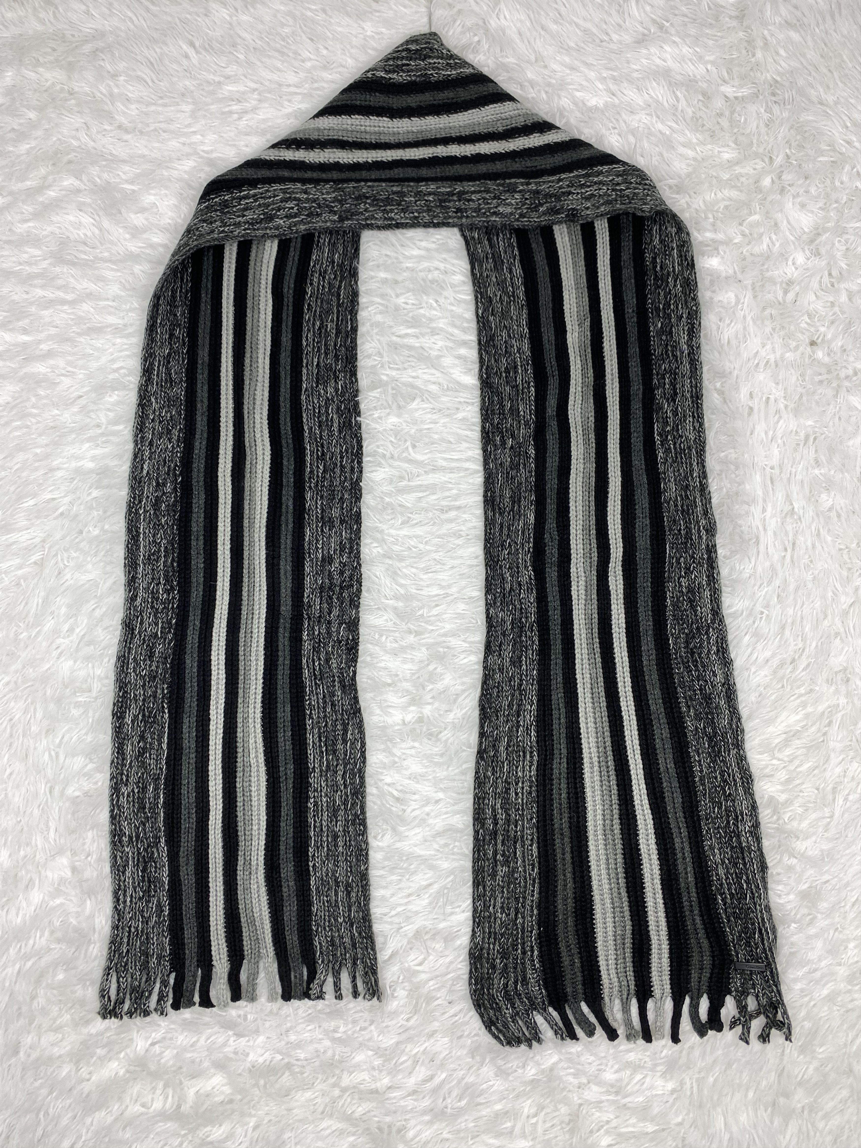 Calvin Klein × Vintage Vintage Calvin Klein Scarf / Muffler Neckwear PM0108 Size ONE SIZE - 7 Thumbnail