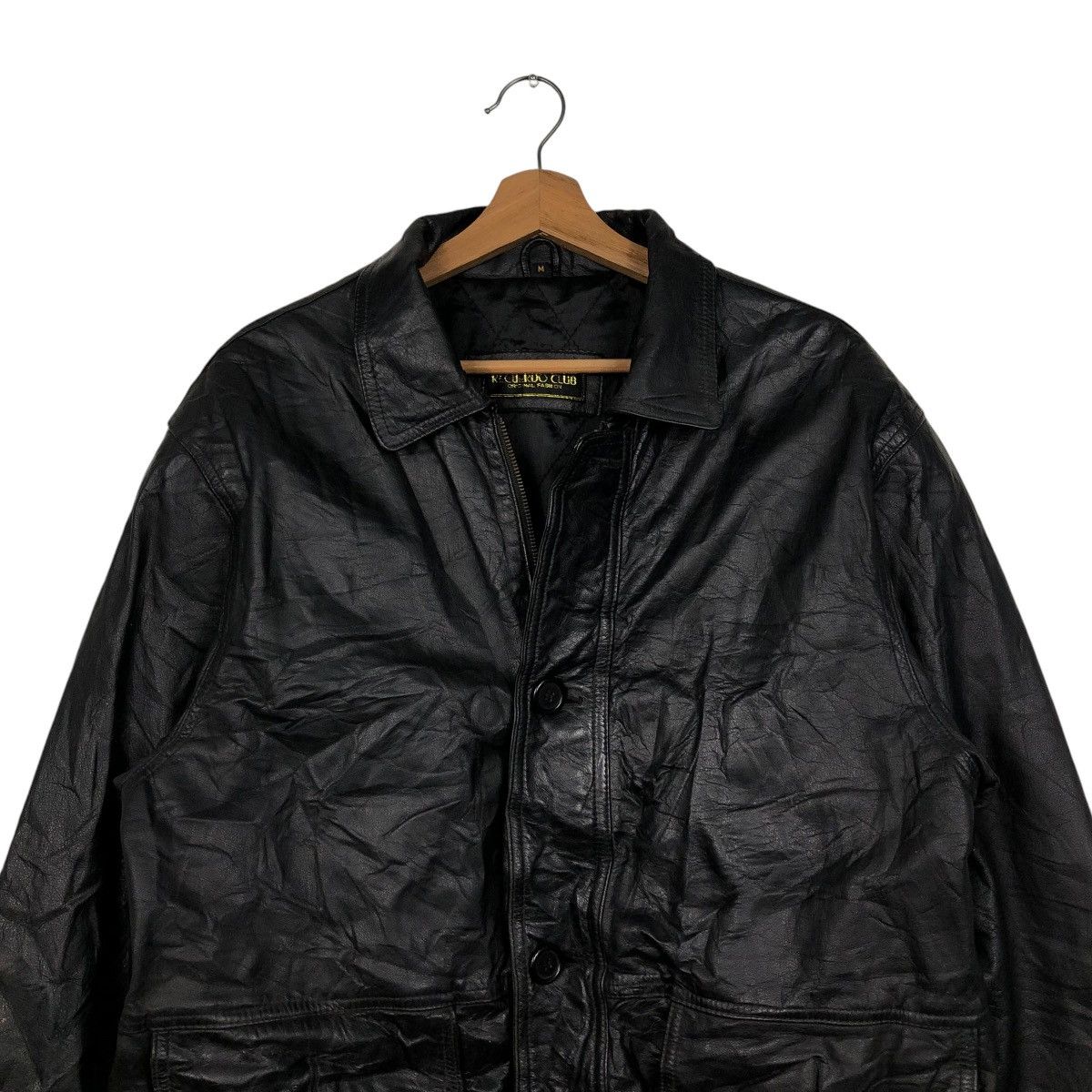 Japanese Brand 🔥VINTAGE BIKER LEATHER JACKET RECUERDO ISSEY MIYAKE Size US M / EU 48-50 / 2 - 5 Thumbnail