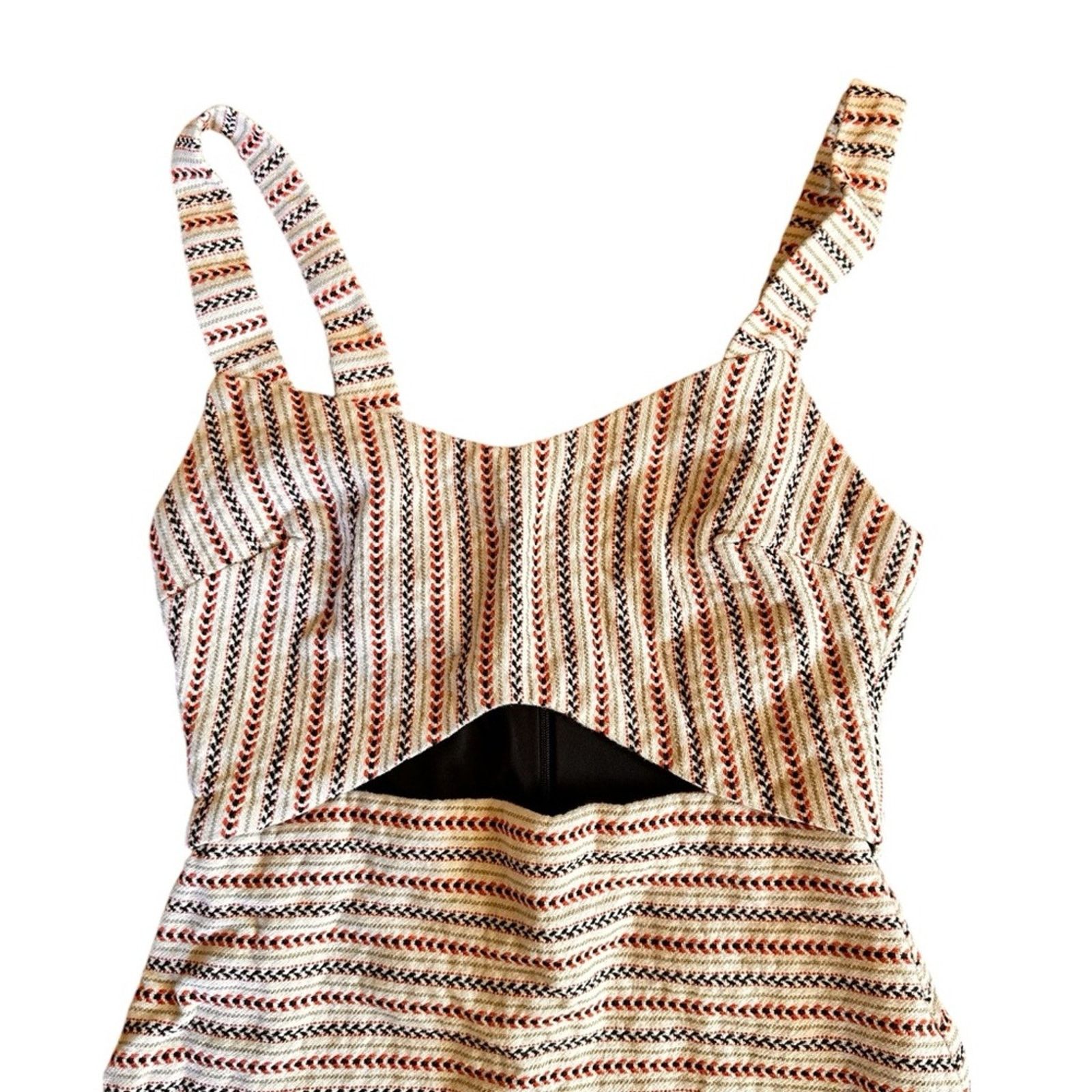 Zara Zara Trafaluc Skort Romper – Cream/Tan – Size S – EUC Size 26" / US 2 / IT 38 - 3 Thumbnail