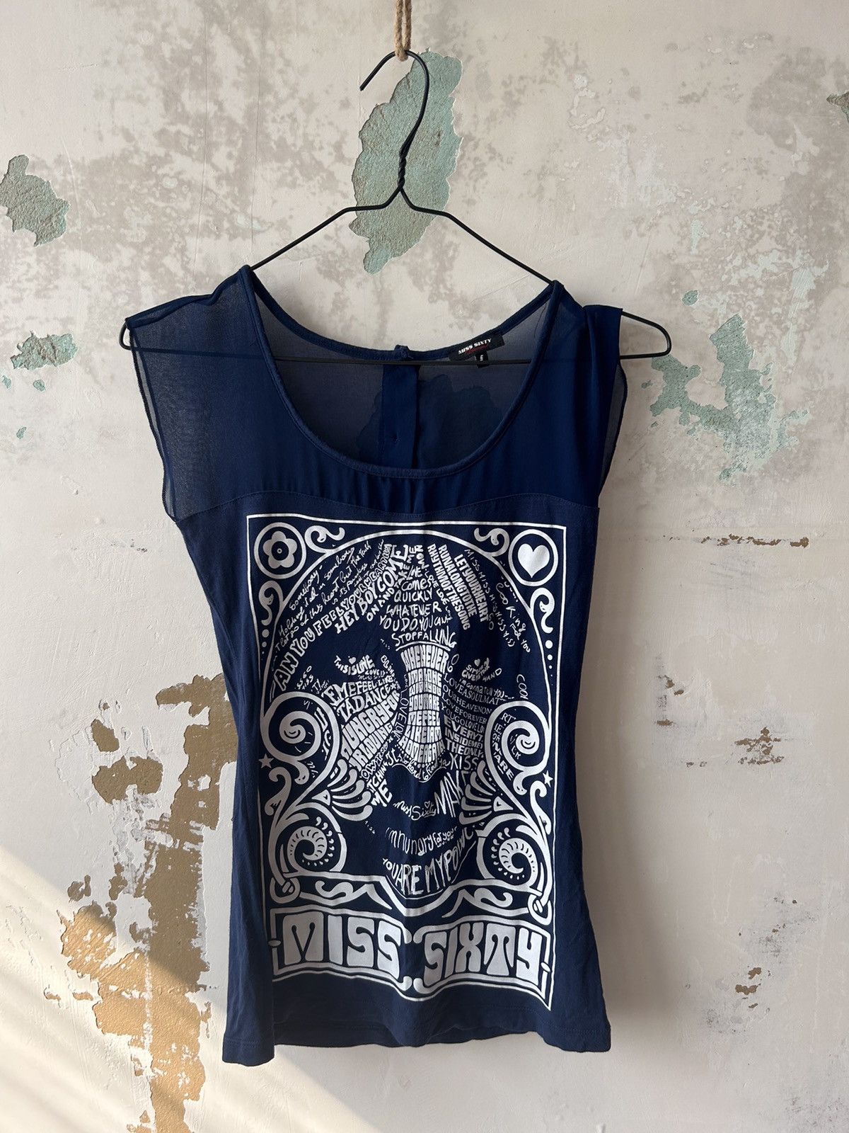 Miss Sixty MISS SIXTY VINTAGE TANK TOP Size S / US 4 / IT 40 - 1 Thumbnail