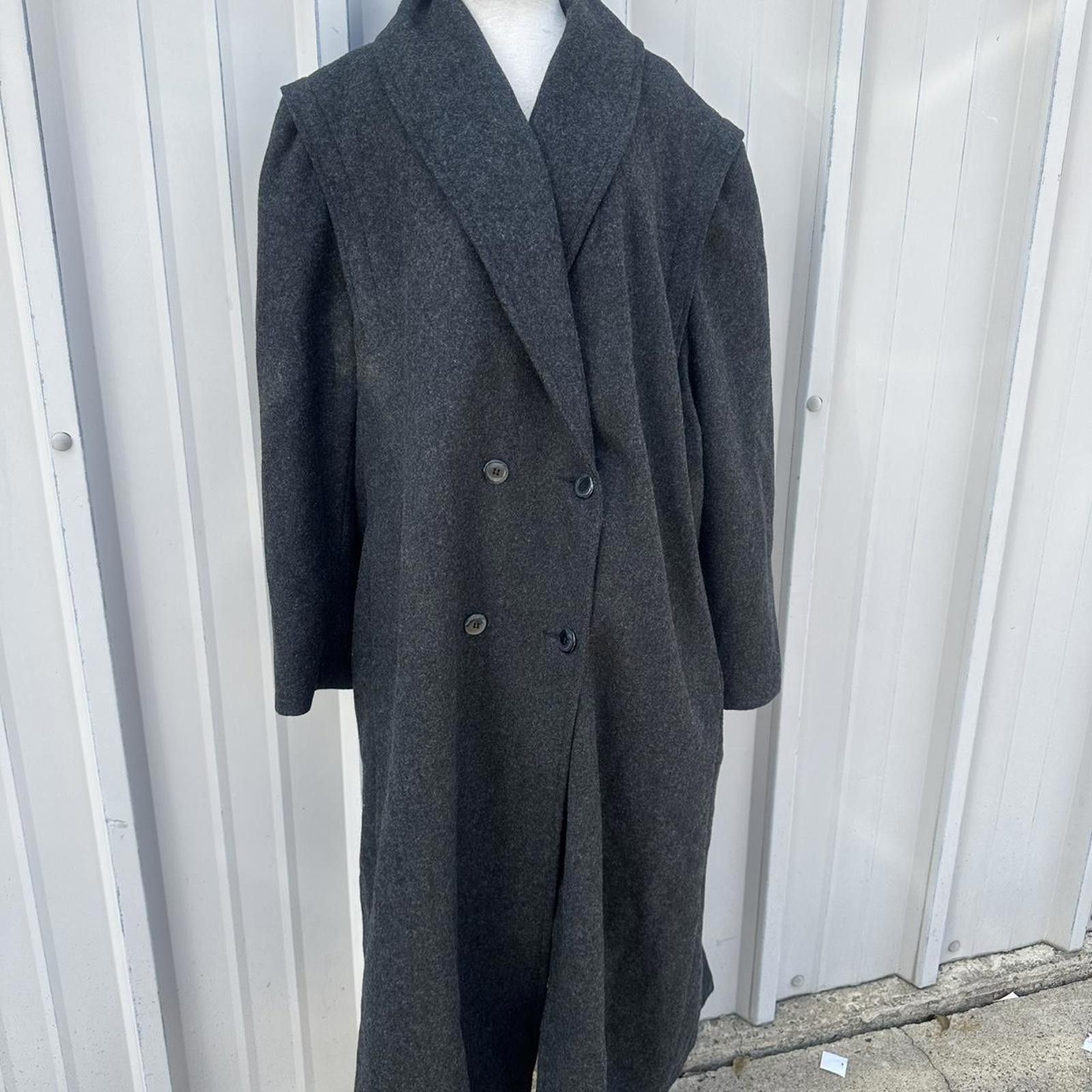 Other Stephanie Matthews Coat Womens Long Wool Vintage Size Xxl Size XXL / US 16-18 / IT 52-54 - 1 Thumbnail