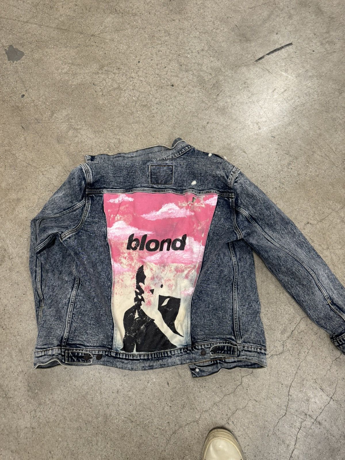 image of Frank Ocean x Levis Blonded Levi’S Classic Denim Jacket in Blue, Men's (Size 2XL)