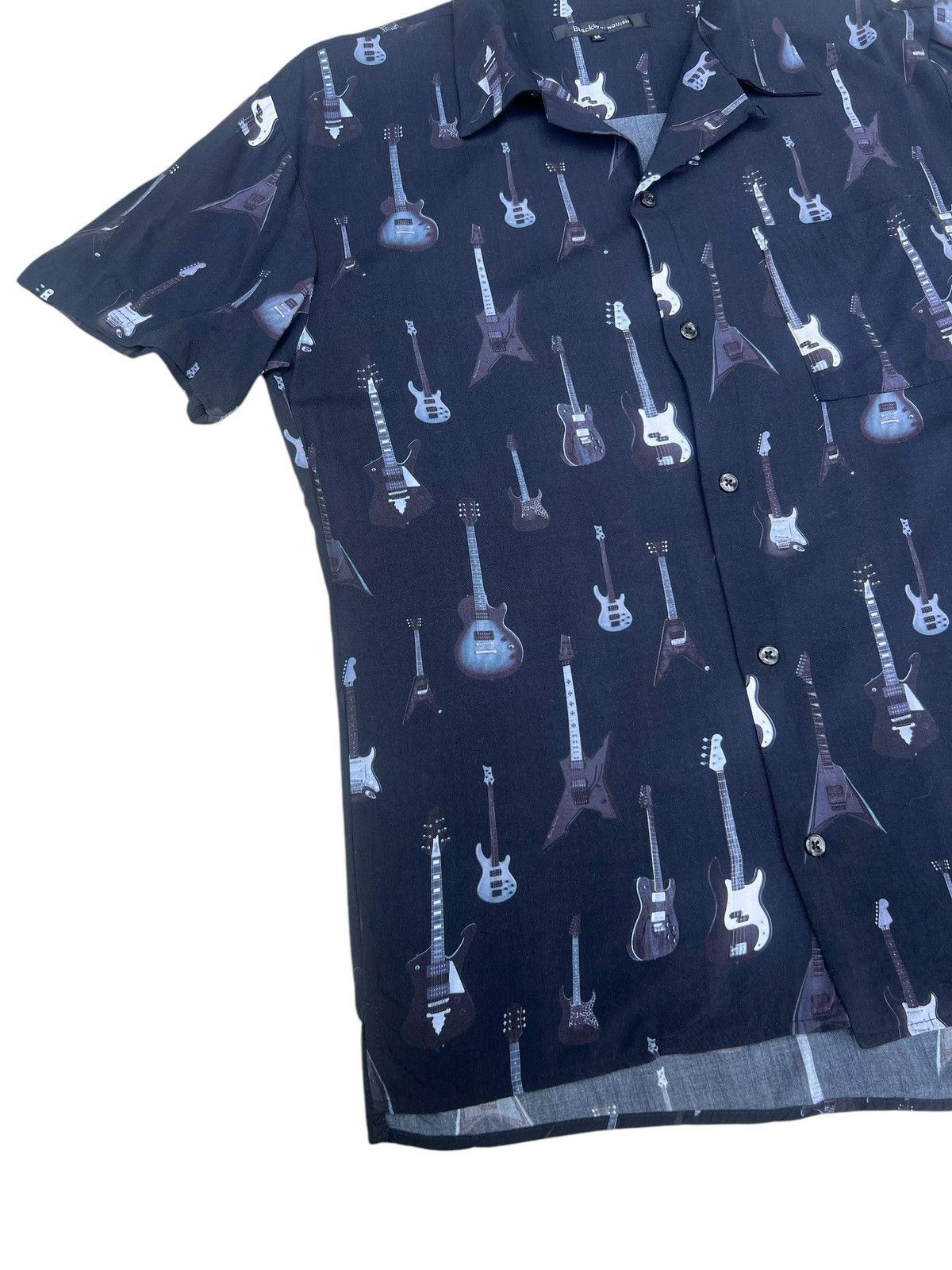 Vanquish Black Vanquish Guitars Collection 100% Rayon Hawaiian Shirt Size US M / EU 48-50 / 2 - 6 Thumbnail