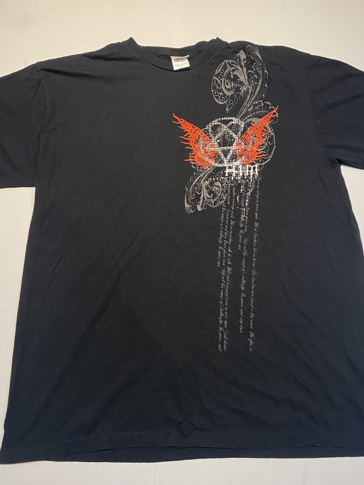 Vintage Thrashed HIM Band Tee