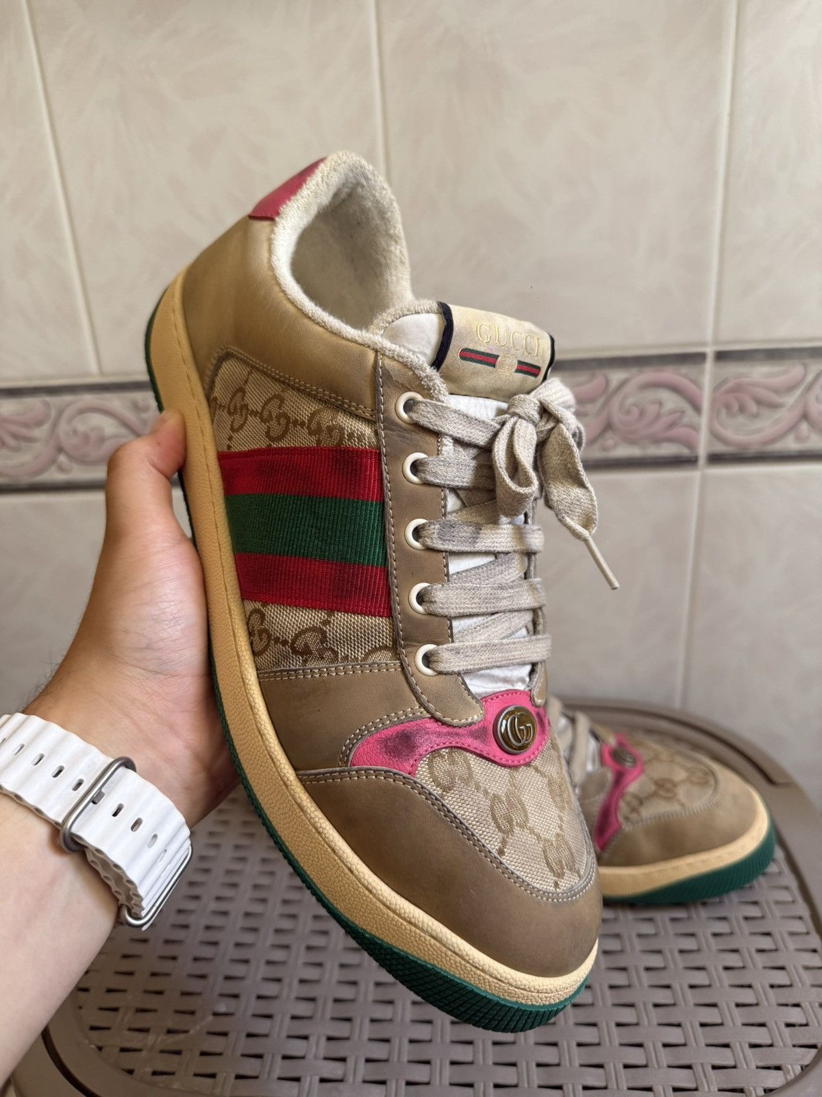 Gucci Gucci Screener Sneakers Size US 11 / EU 44 - 7 Thumbnail
