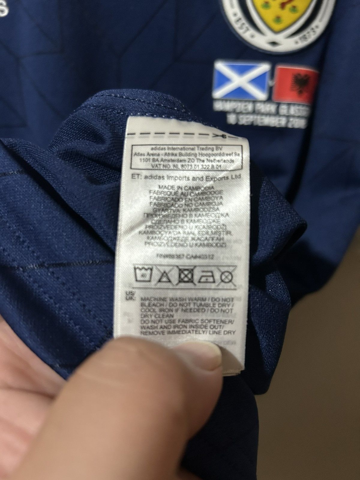 Adidas Jersey Scotland Home 2018 Kieran Tierney Size US L / EU 52-54 / 3 - 7 Thumbnail