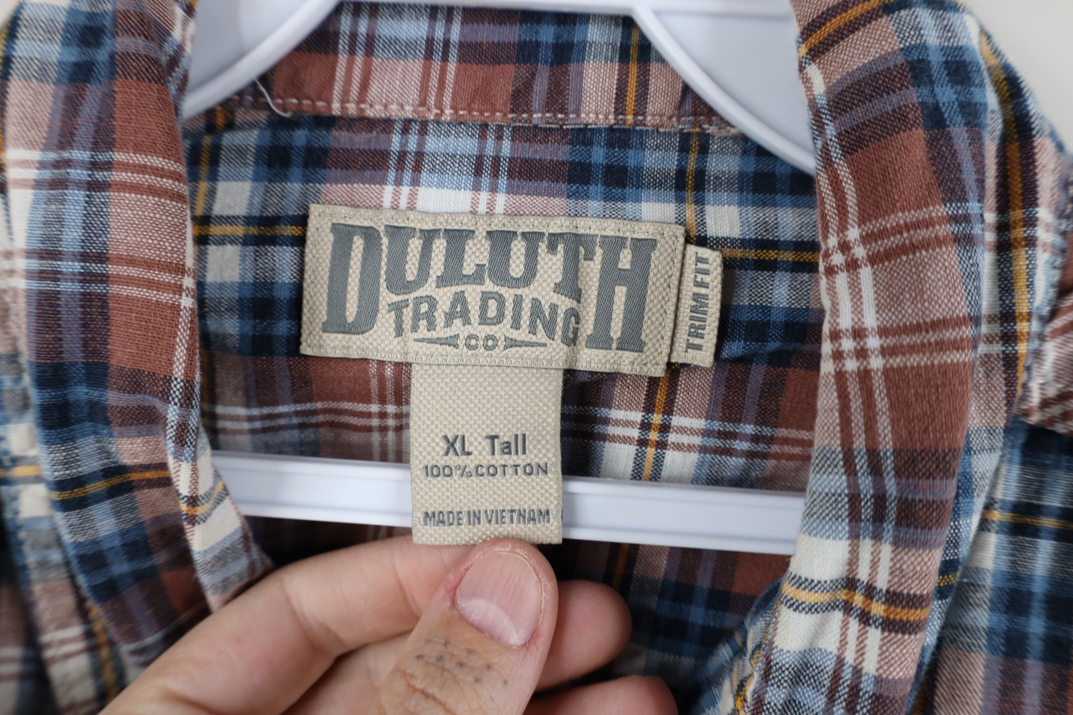 Duluth Trading Company × Vintage Duluth Trading Co Gusset Collared Button Down Shirt Plaid Size US XL / EU 56 / 4 - 7 Thumbnail