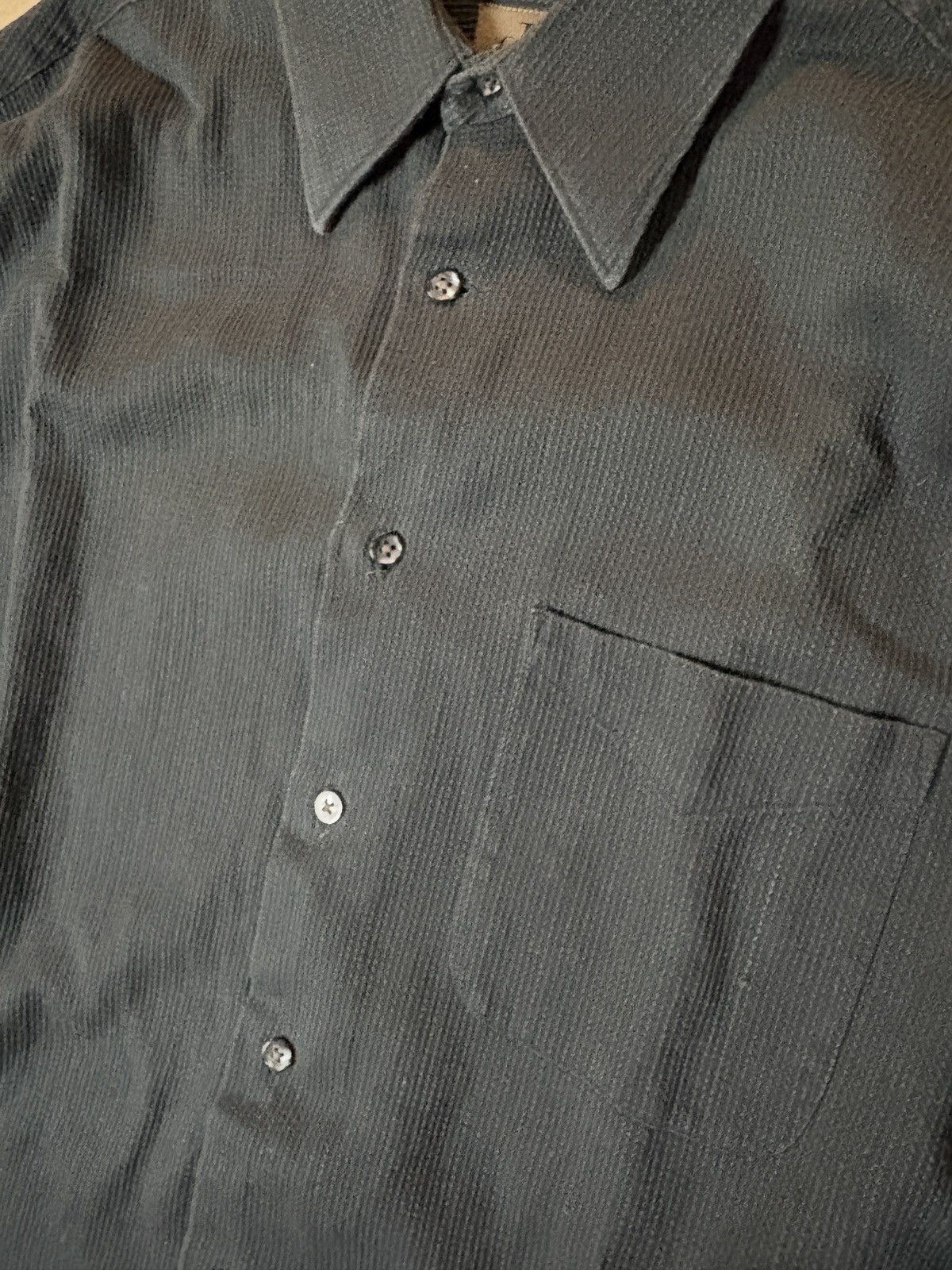 Calvin Klein Vintage 00’s Calvin Klein Long Sleeve Shirt Charcoal Black Size US M / EU 48-50 / 2 - 2 Thumbnail