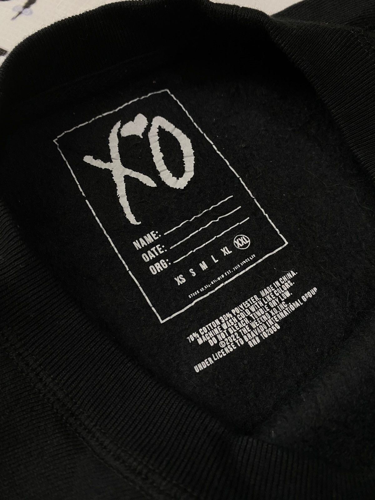 The Weeknd THE WEEKND DAWN FM CREWNECK. Size US XXL / EU 58 / 5 - 8 Thumbnail