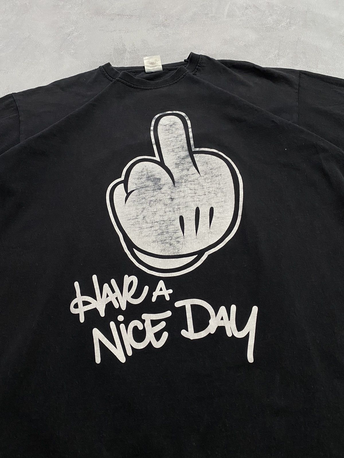 Band Tees 🖕 Vintage T Shirt Humor Tee Have a nice day Band Rock Size US L / EU 52-54 / 3 - 4 Thumbnail