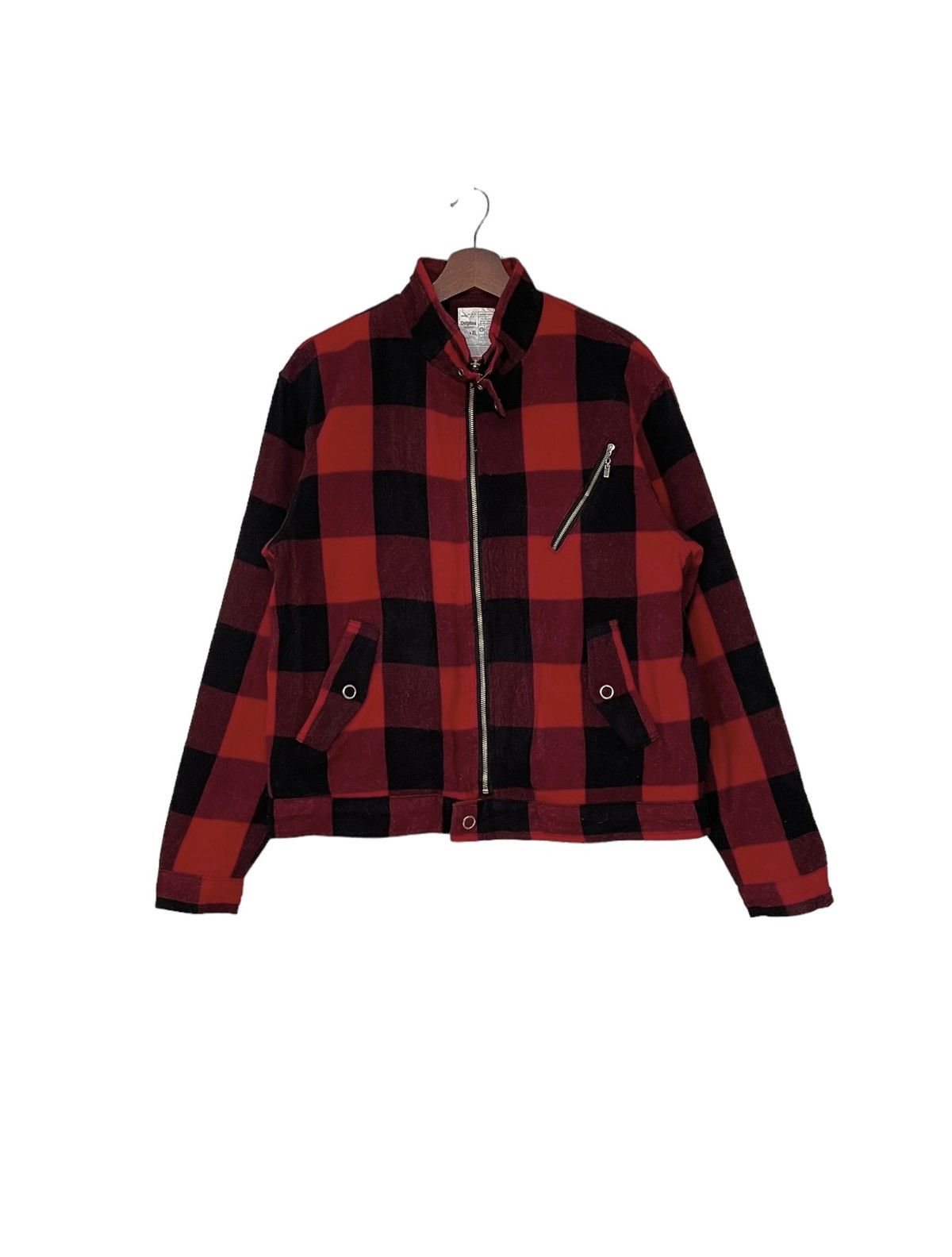 If Six Was Nine × Japanese Brand × Seditionaries Vintage Japanese Brand Delphoe Checkered Jacket 1990s Size US XL / EU 56 / 4 - 1 Thumbnail