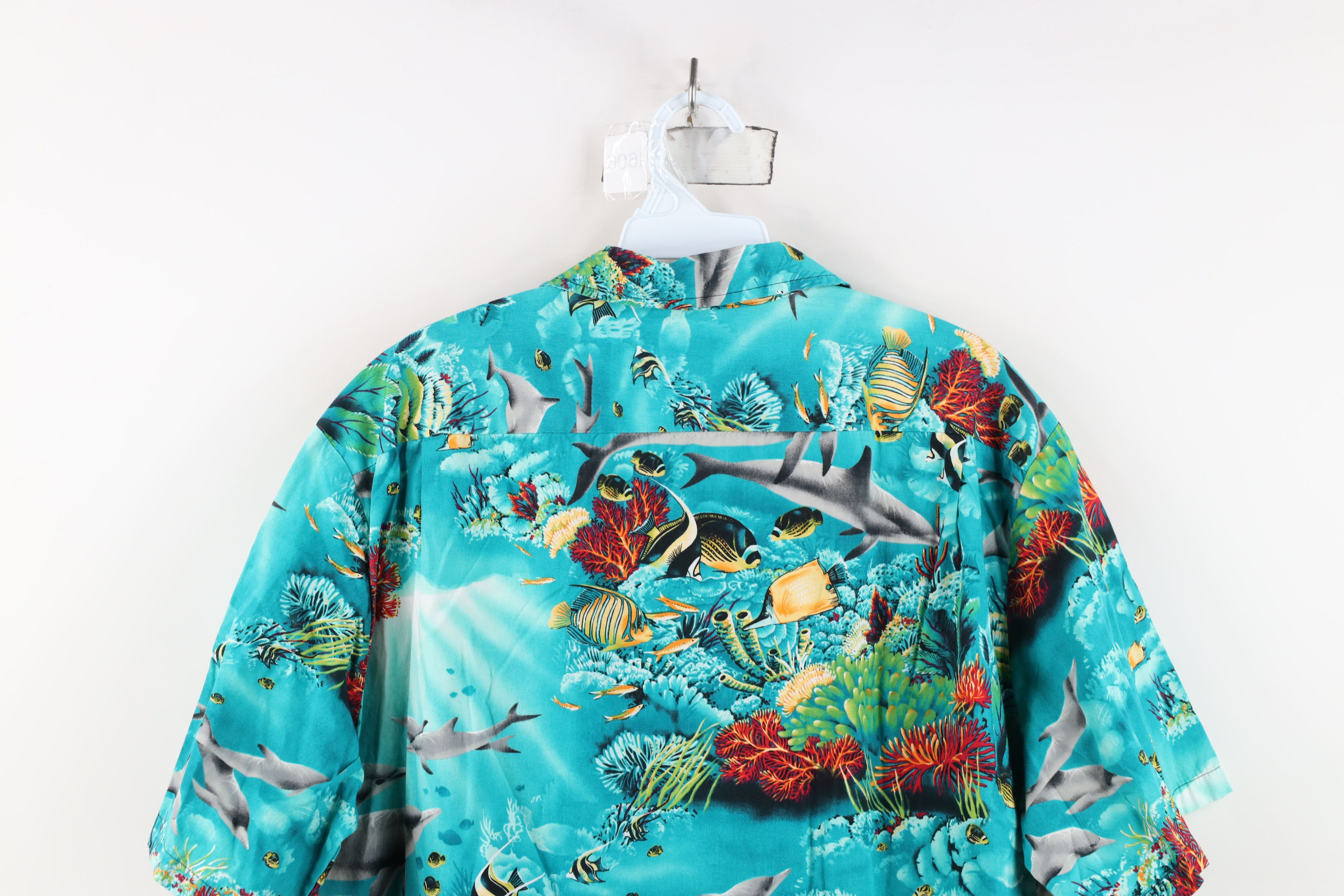 Vintage Vintage 90s Streetwear Over Print Hawaiian Button Shirt US Size US L / EU 52-54 / 3 - 9 Thumbnail