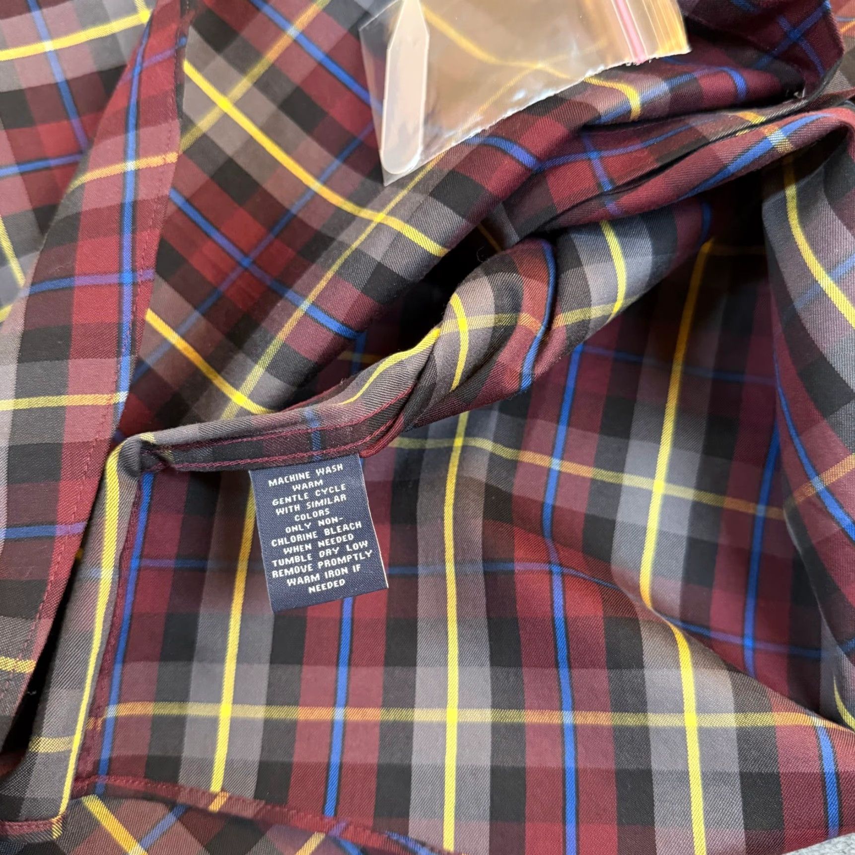 Hart Schaffner Marx Hart Schaffner Marx Plaid Button-Up Shirt Mens Large NWT American Grown Cotton Button-Up Shirt Size US L / EU 52-54 / 3 - 5 Thumbnail