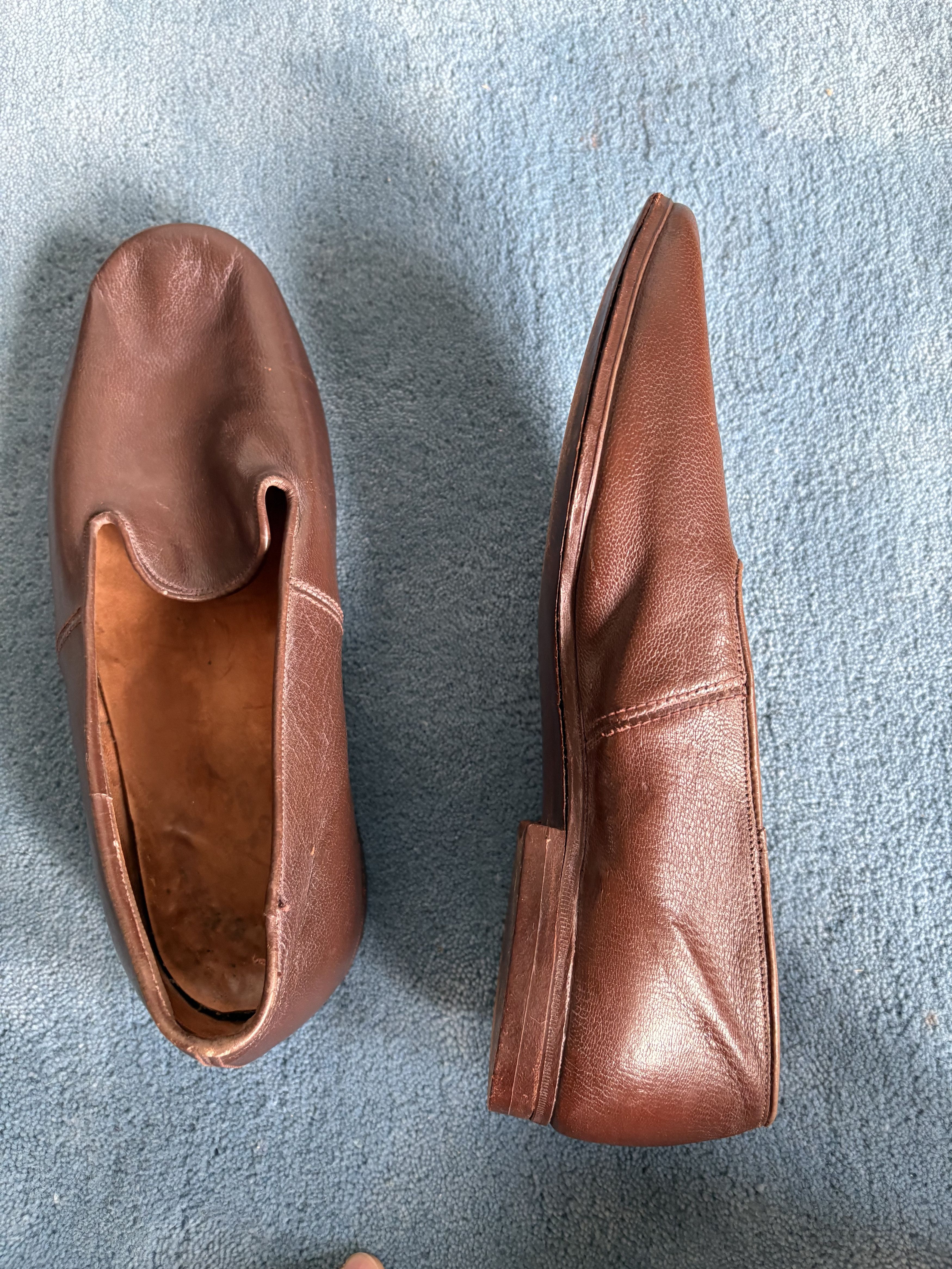Other Vintage G.T. Hawkins Leather Slip-Ons (1946) Size US 6 / EU 39 - 10 Thumbnail
