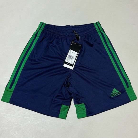 Adidas NWT ADIDAS CUTOM BLUE/GREEN AREOREADY AHTLETIC SHORTS SZ SMA Size US 28 / EU 44 - 1 Thumbnail