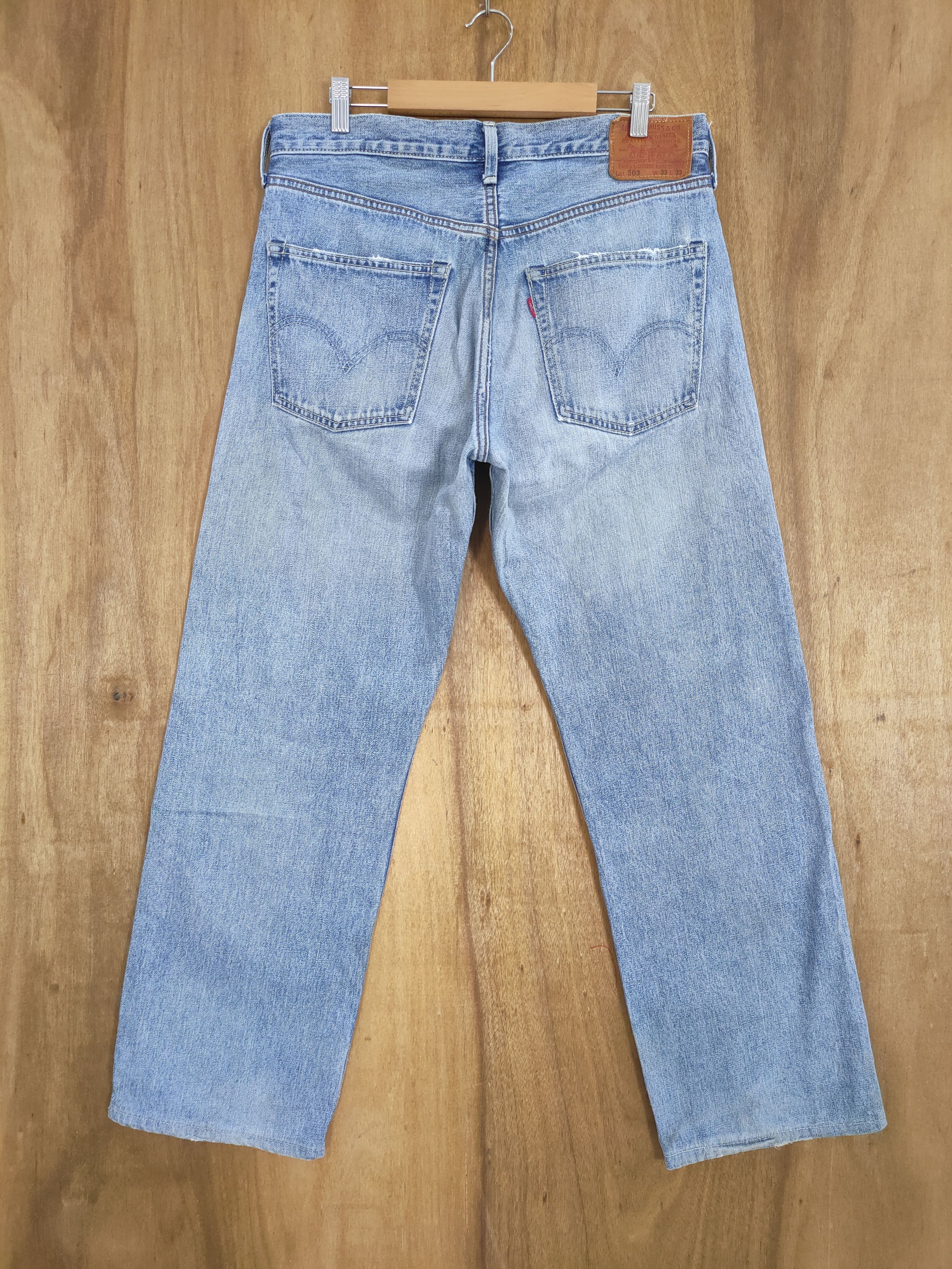 Jean × Levi's Vintage Clothing VINTAGE LEVI'S 503 FADED DISTRESSED JEANS PANTS Size US 34 / EU 50 - 8 Thumbnail
