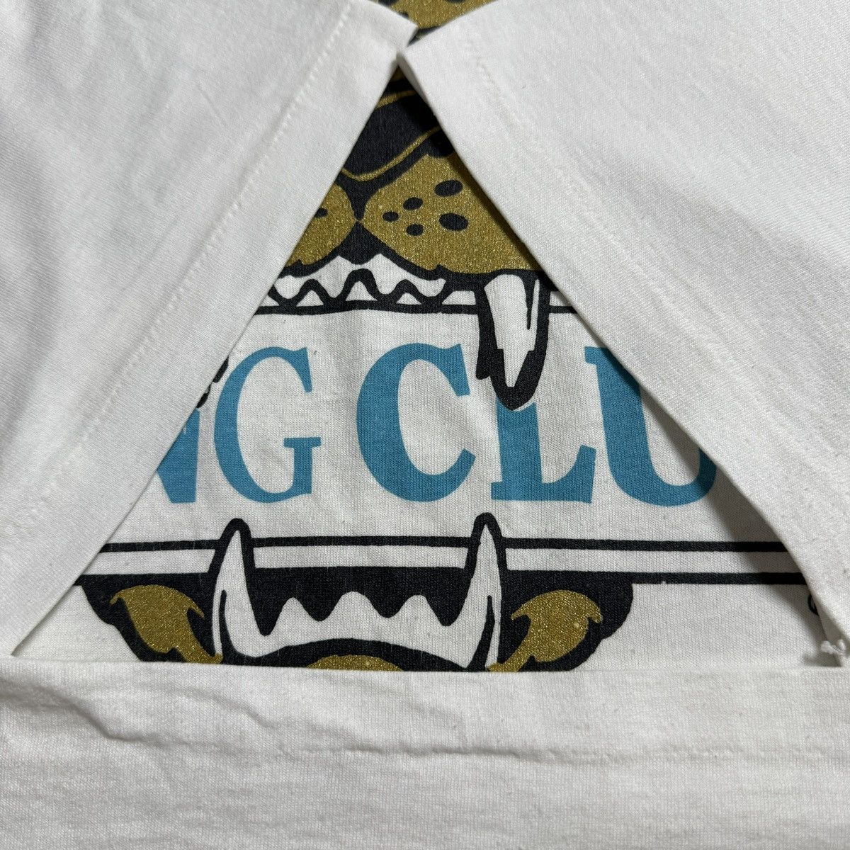 NFL Vintage 90s Jacksonville Jaguars Fang Club Football NFL tee Size US XL / EU 56 / 4 - 7 Thumbnail