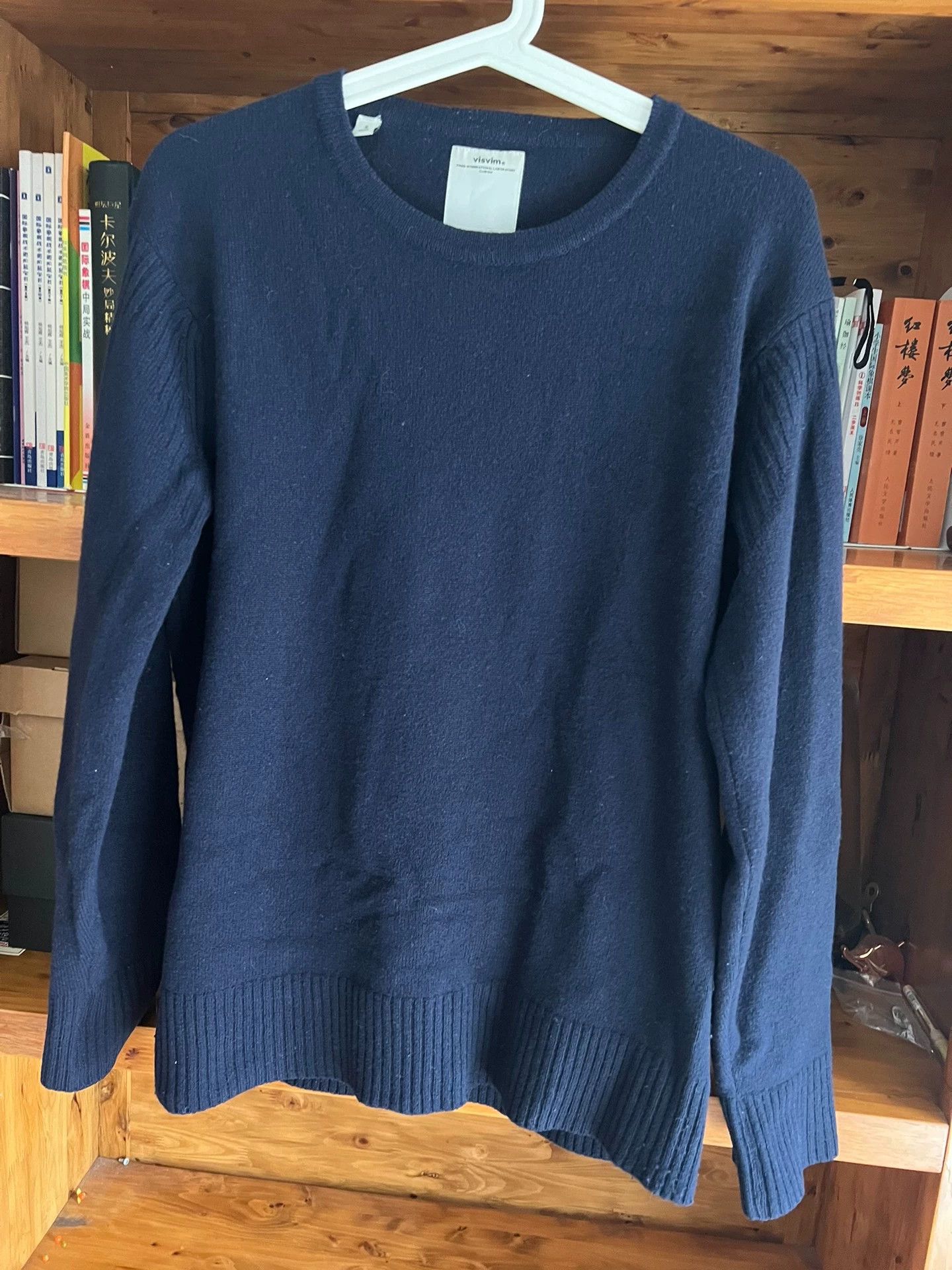 Visvim visvim isle wool sweater 2014 indigo dyed size 2 Japan Size US M / EU 48-50 / 2 - 3 Thumbnail