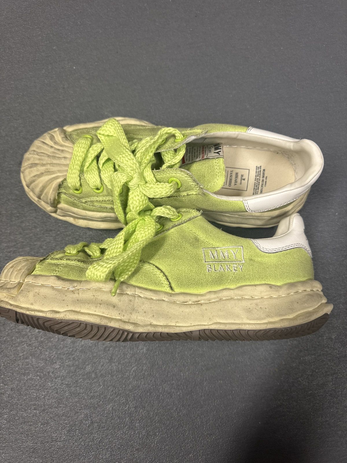 Maison MIHARA YASUHIRO Maison Mihara Yasuhiro Lime Green “Blakey” Size US 10.5 / EU 43-44 - 1 Thumbnail