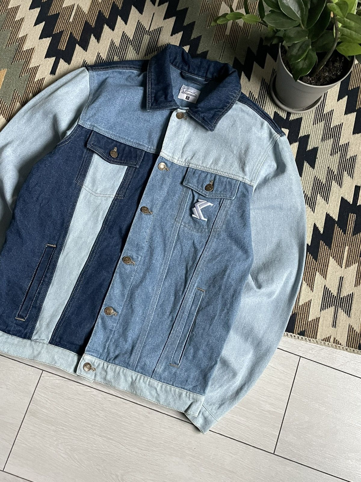 Karl Kani Karl Kani Big Logo Denim Jacket Size US S / EU 44-46 / 1 - 4 Thumbnail