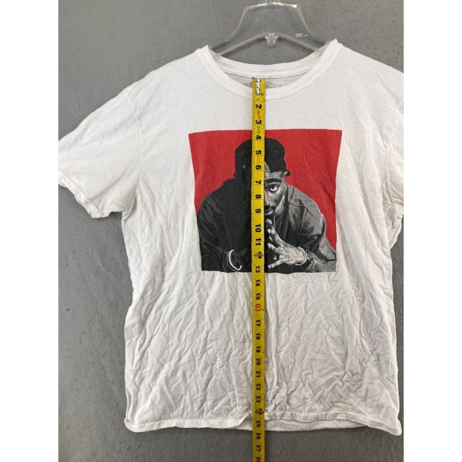 Vintage Poestic Justice Mens T-Shirt Large White Hip Hop Graphic Print Crew Neck Cotton Jersey Shirt Size US L / EU 52-54 / 3 - 3 Thumbnail
