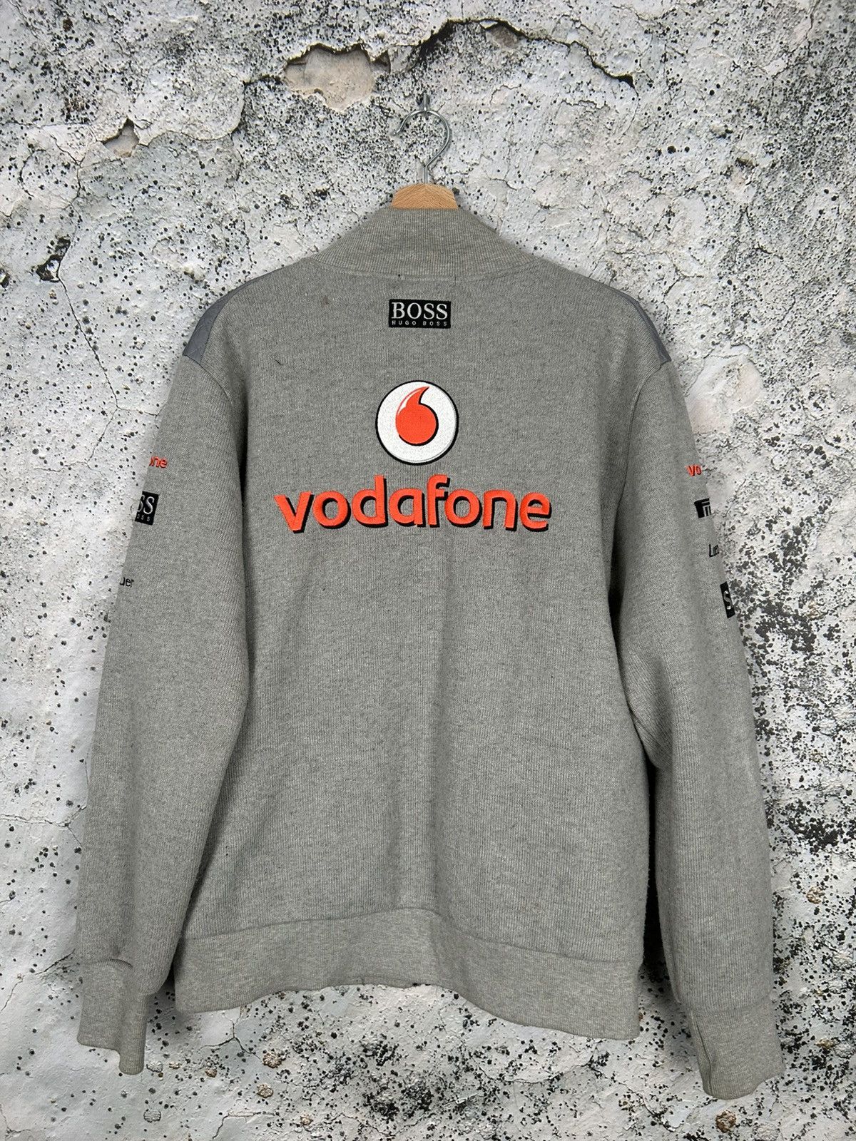 Vintage Vintage Mercedes Benz Vodafone Racing Zip Sweatshirt Size US XL / EU 56 / 4 - 5 Thumbnail
