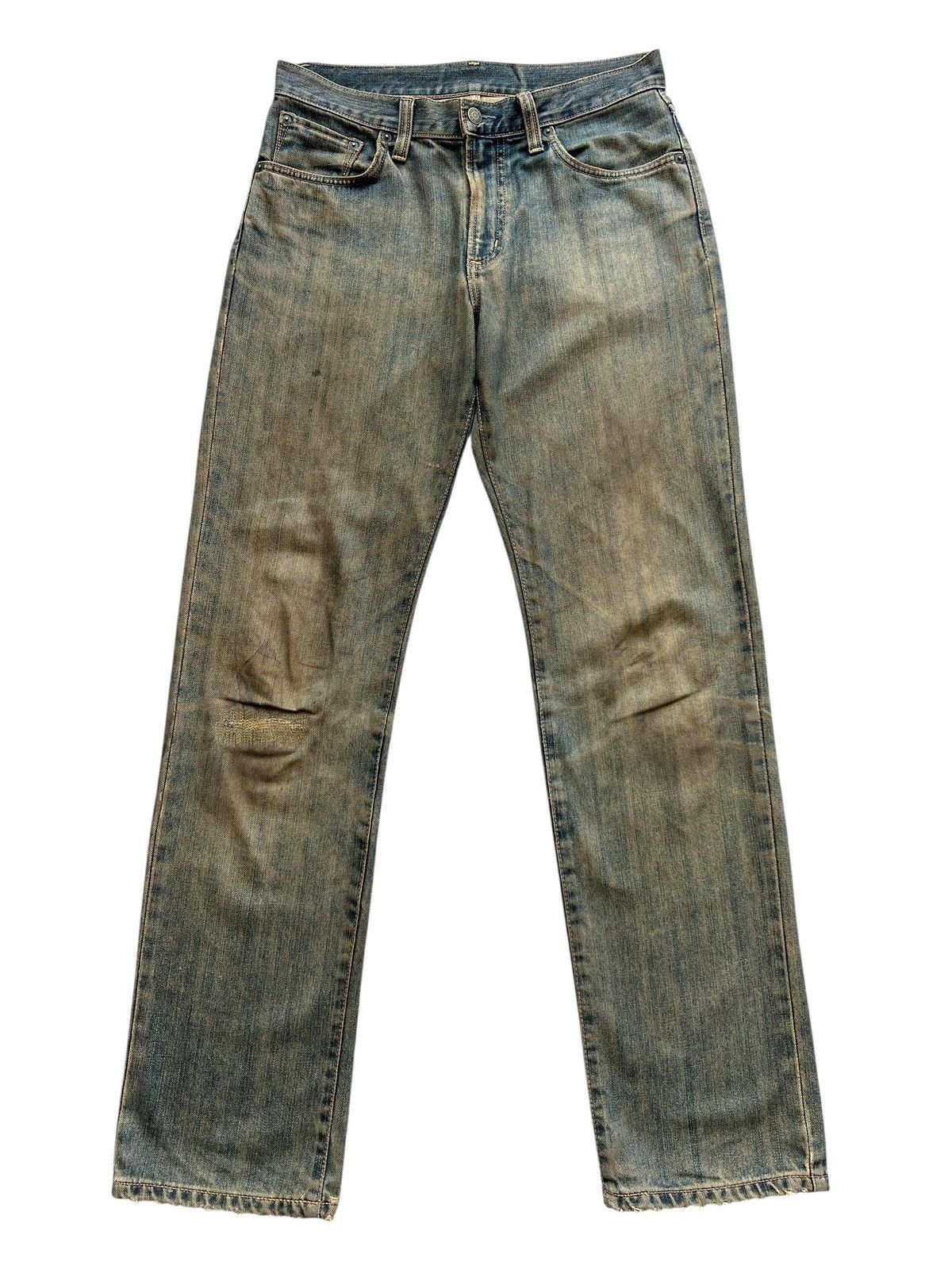 Edwin Vintage Edwin Distressed Mudwash Denim Jeans 33x34 Size US 33 - 2 Thumbnail