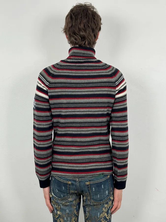 Dolce & Gabbana AW2006 Dolce & Gabbana Multi-Color Striped Wool Turtleneck Sweater Size US S / EU 44-46 / 1 - 4 Thumbnail