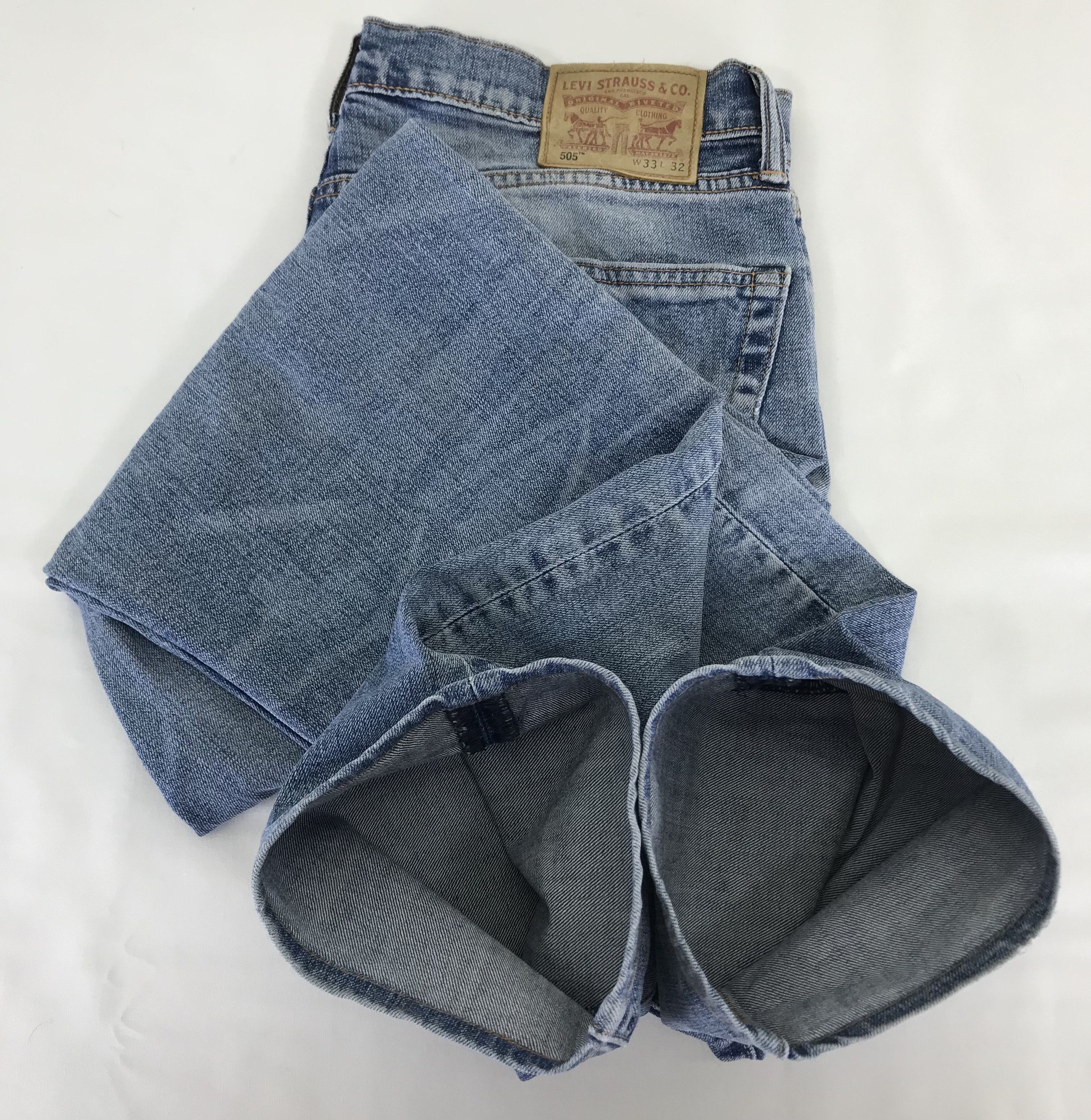Levi's Vintage Levi's 505 Faded Blue Jeans Distressed Denim Size US 33 - 15 Thumbnail