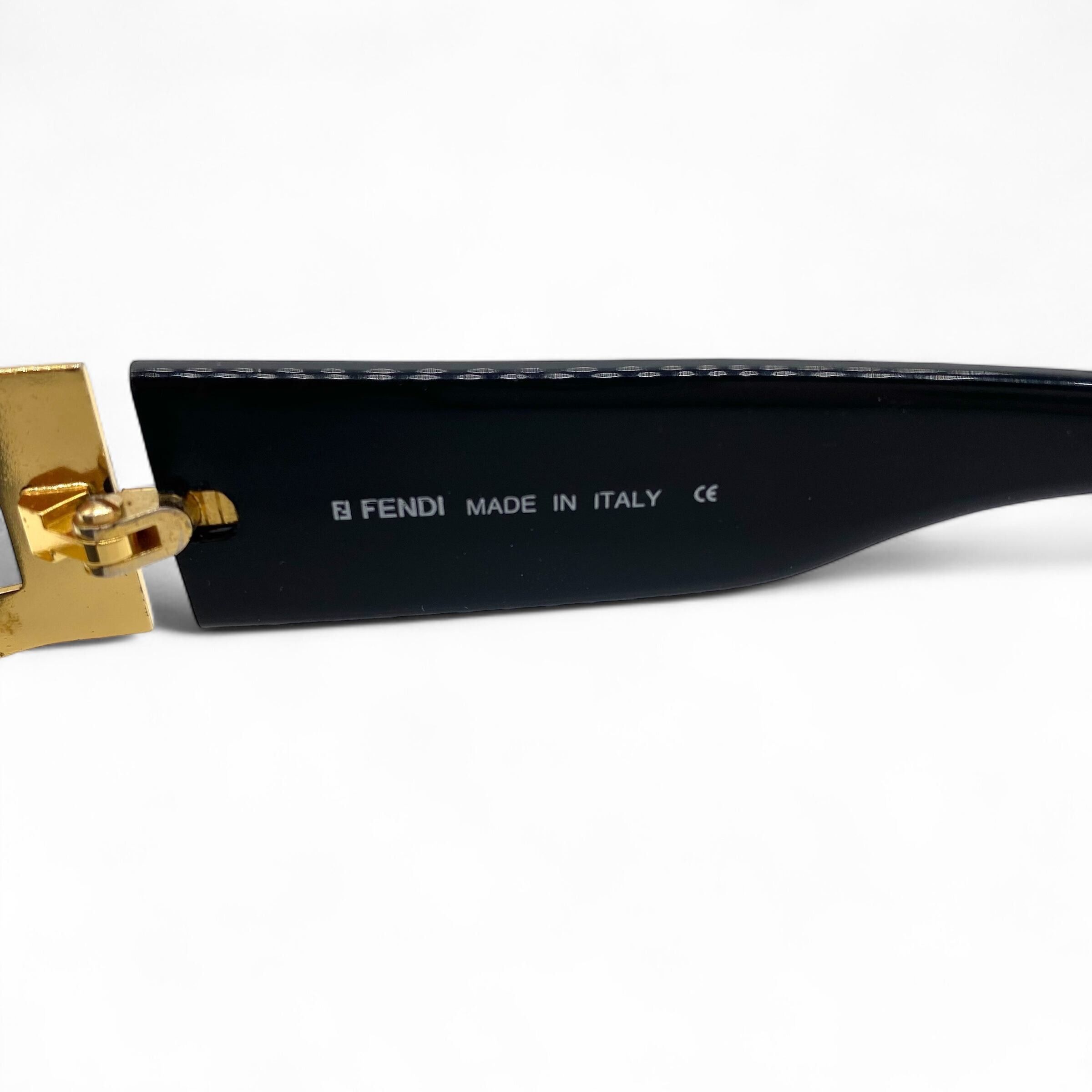 Fendi Vintage FENDI Eyewear Sunglass Gold Frame Size ONE SIZE - 5 Thumbnail