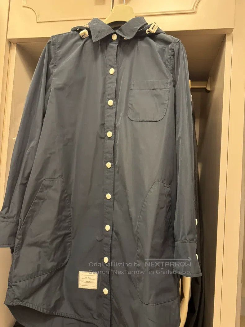 Thom Browne Thom Browne Classic blue trench coat Size S / US 4 / IT 40 - 1 Thumbnail