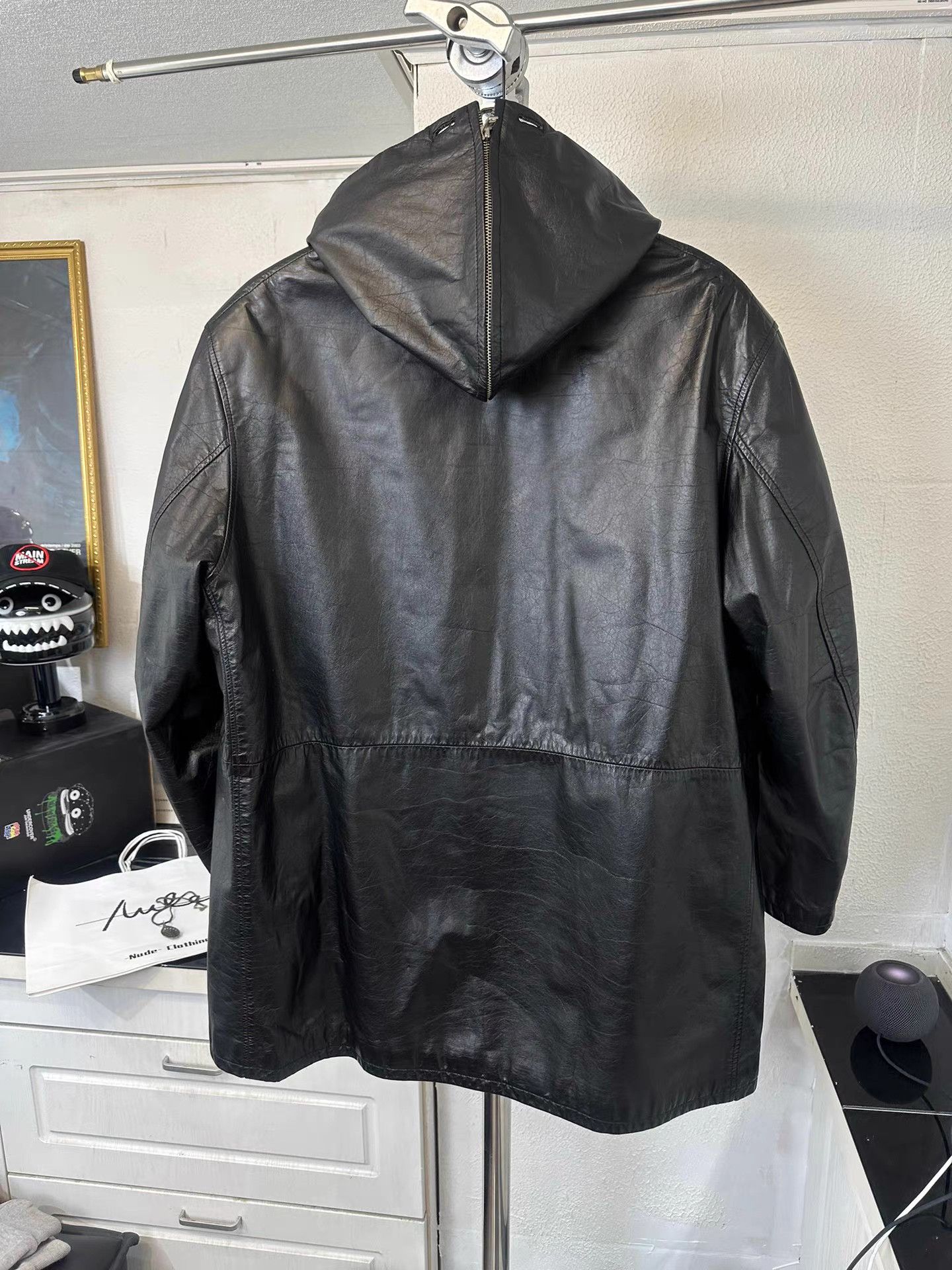 Yohji Yamamoto yohji yamamoto y's for men Leather Parka Coat K20 Size US M / EU 48-50 / 2 - 2 Thumbnail