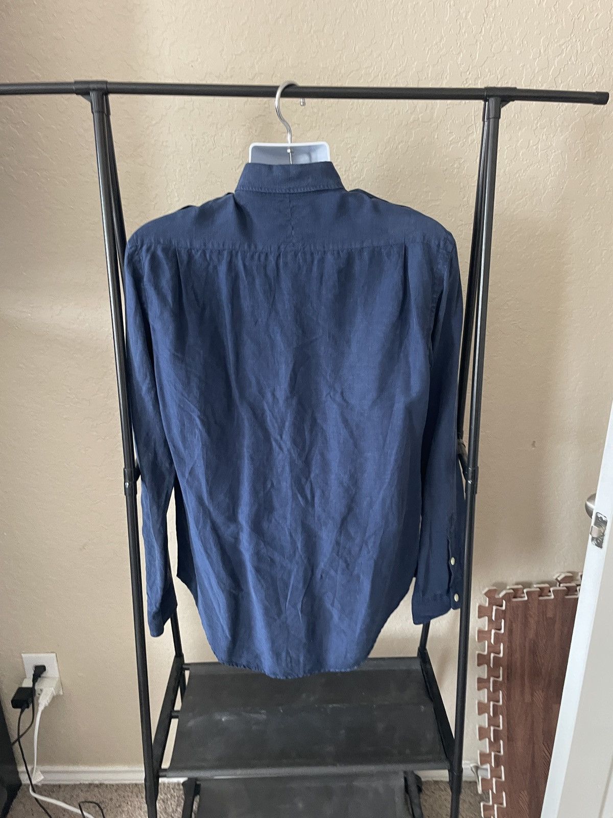 Polo Ralph Lauren 100% Silk Capt Convertible sleeve Shirt Size US L / EU 52-54 / 3 - 9 Thumbnail