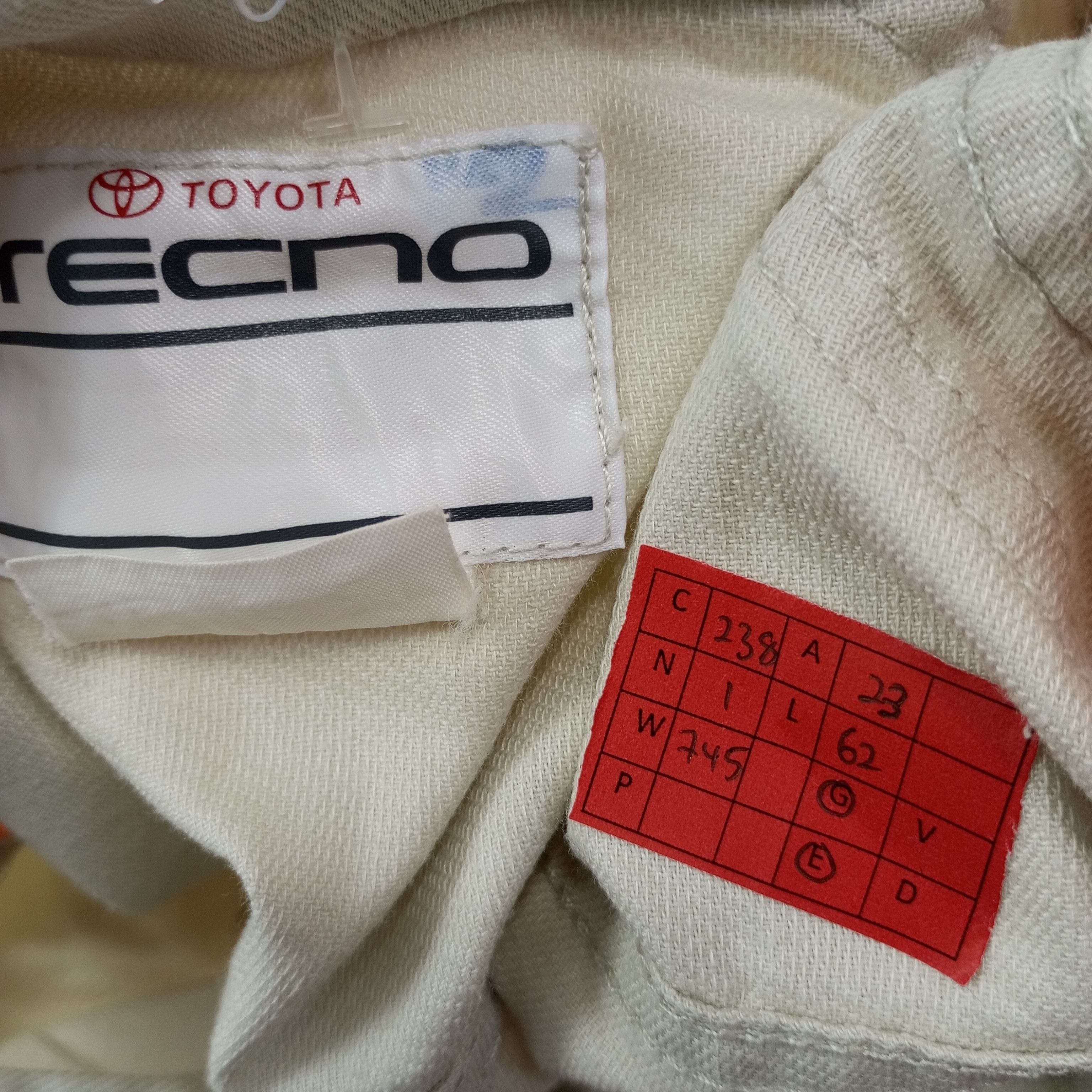 Vintage Toyota Corolla Tecno Racing Workwear Coverall Jacket c238n1 Size US L / EU 52-54 / 3 - 10 Thumbnail